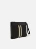 Athena Woven Pouch | Black sold by Jigsaw