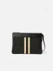 Athena Woven Pouch | Black sold by Jigsaw