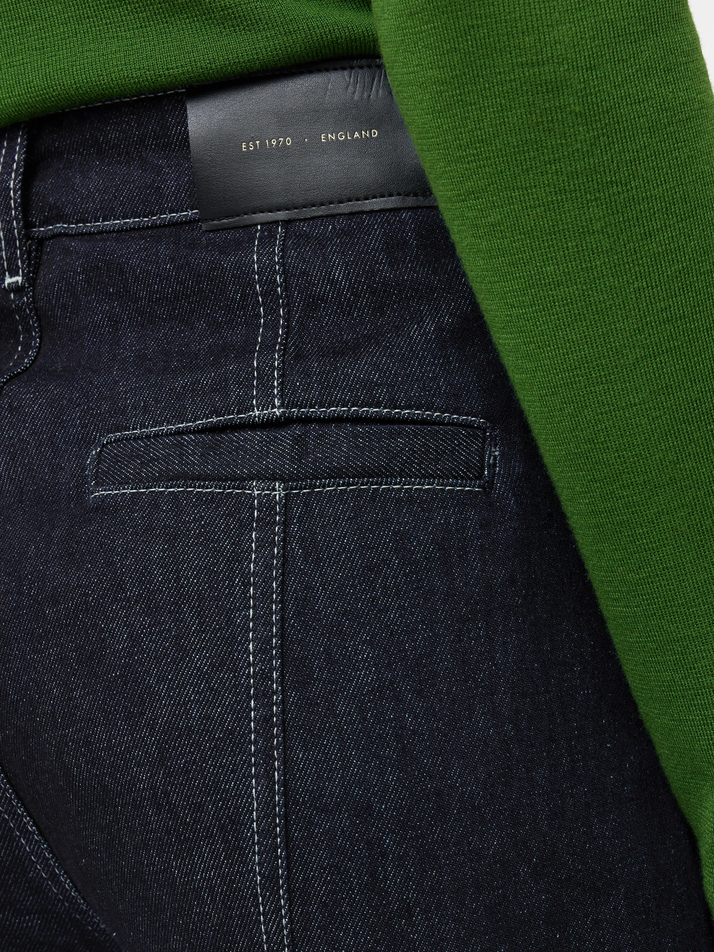 Beck Tailored Jean | Indigo sold by Jigsaw product image thumbnail 3