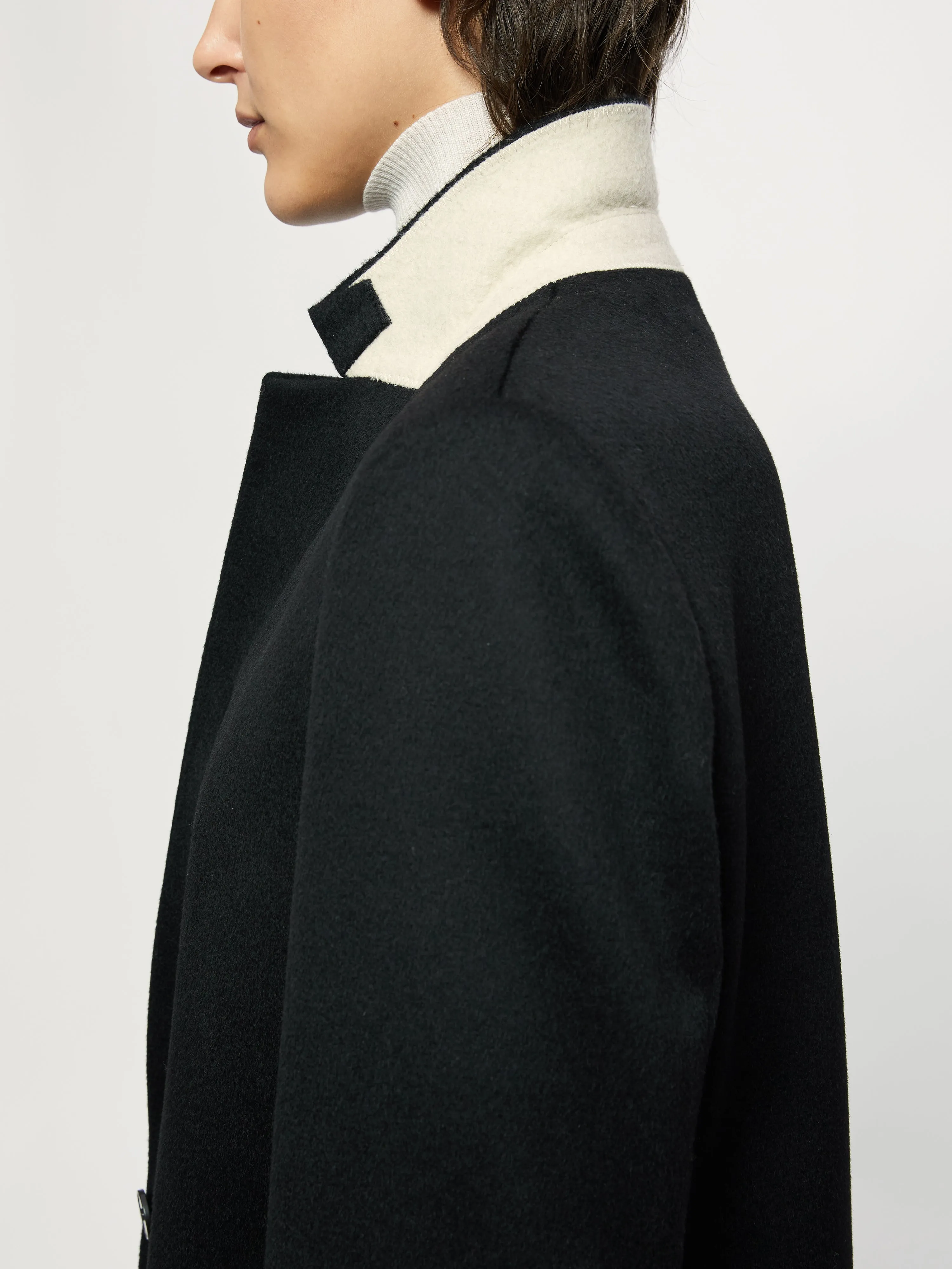 Relaxed City Coat | Black sold by Jigsaw product image thumbnail 5