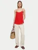 Cotton Embroidered Cami | Orange sold by Jigsaw