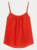 Cotton Embroidered Cami | Orange sold by Jigsaw