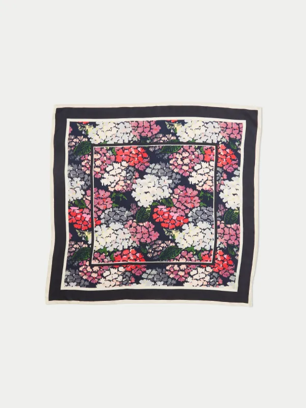 Wild Garden Silk Square Scarf | Multi sold by Jigsaw