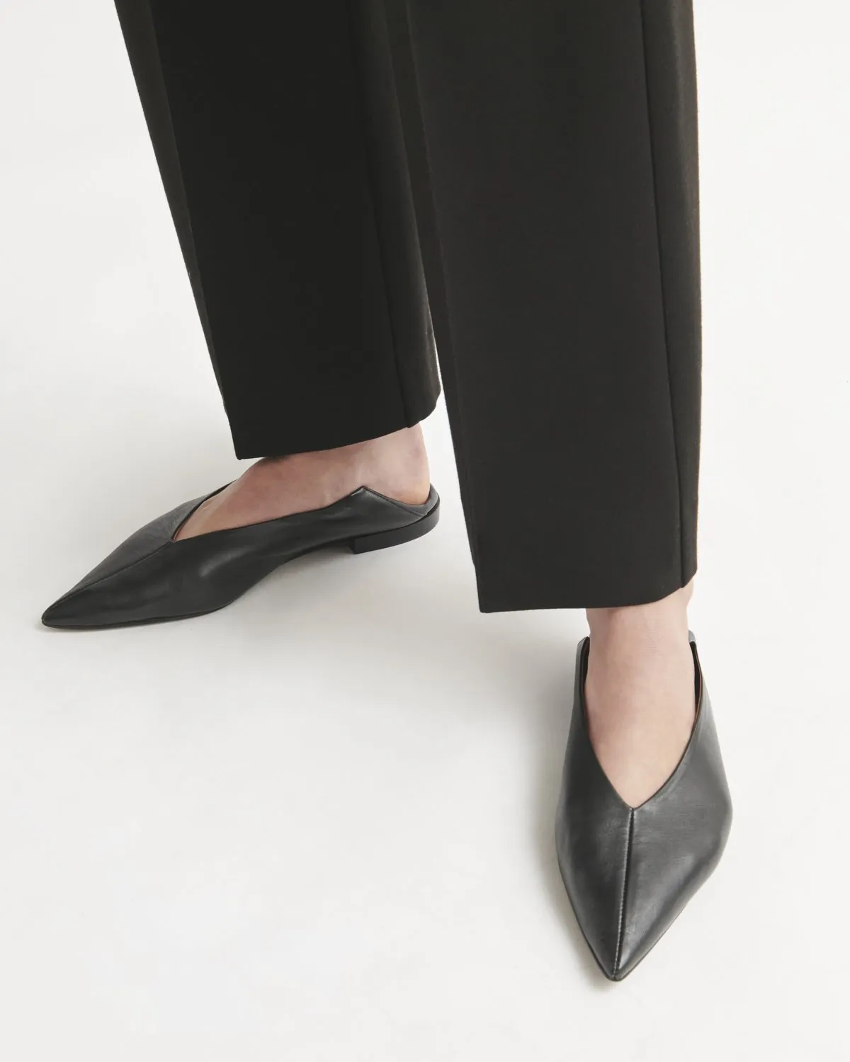Lois Soft Leather Flat | Black sold by Jigsaw product image thumbnail 2