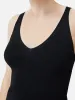 Ribbed Knit Tank Top | Black sold by Jigsaw