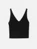 Ribbed Knit Tank Top | Black sold by Jigsaw