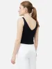 Ribbed Knit Tank Top | Black sold by Jigsaw