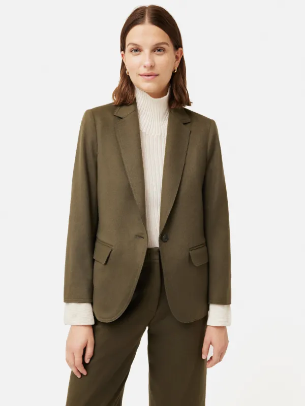 ジャケット・アウター Brook Short Jacket Size 1 Jigsaw Paris Brook Shortline Jacket | Navy | Parallel