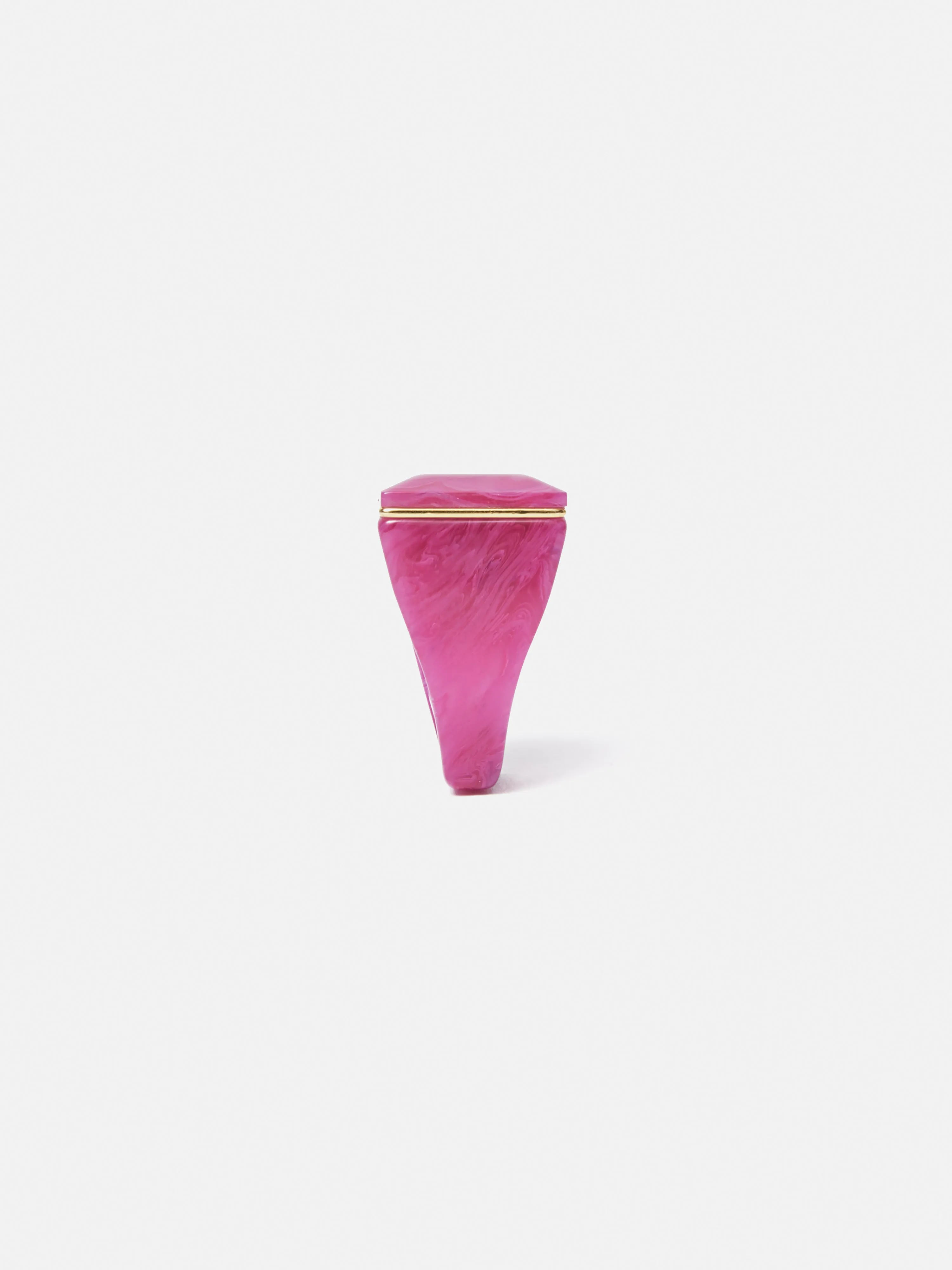 Square Resin Ring | Pink sold by Jigsaw product image thumbnail 4