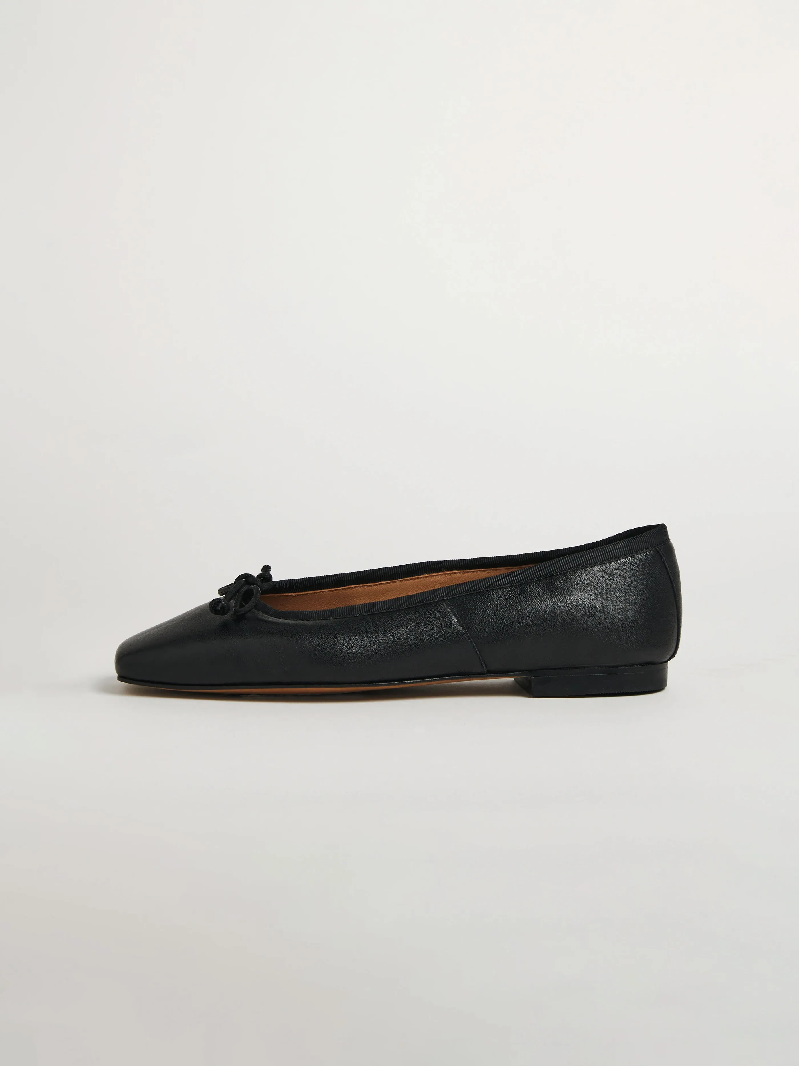 Chiswick Leather Ballerinas | Black sold by Jigsaw