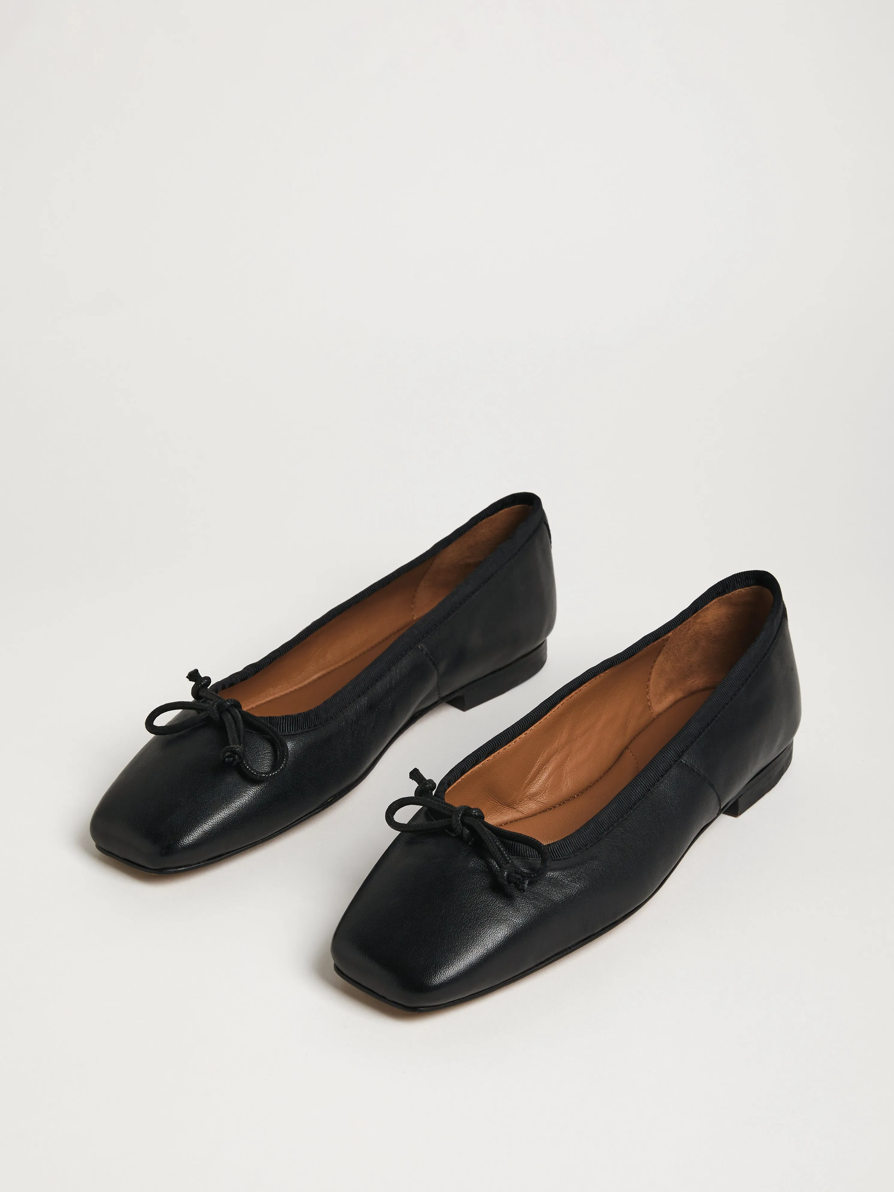 Chiswick Leather Ballerinas | Black sold by Jigsaw product image thumbnail 4