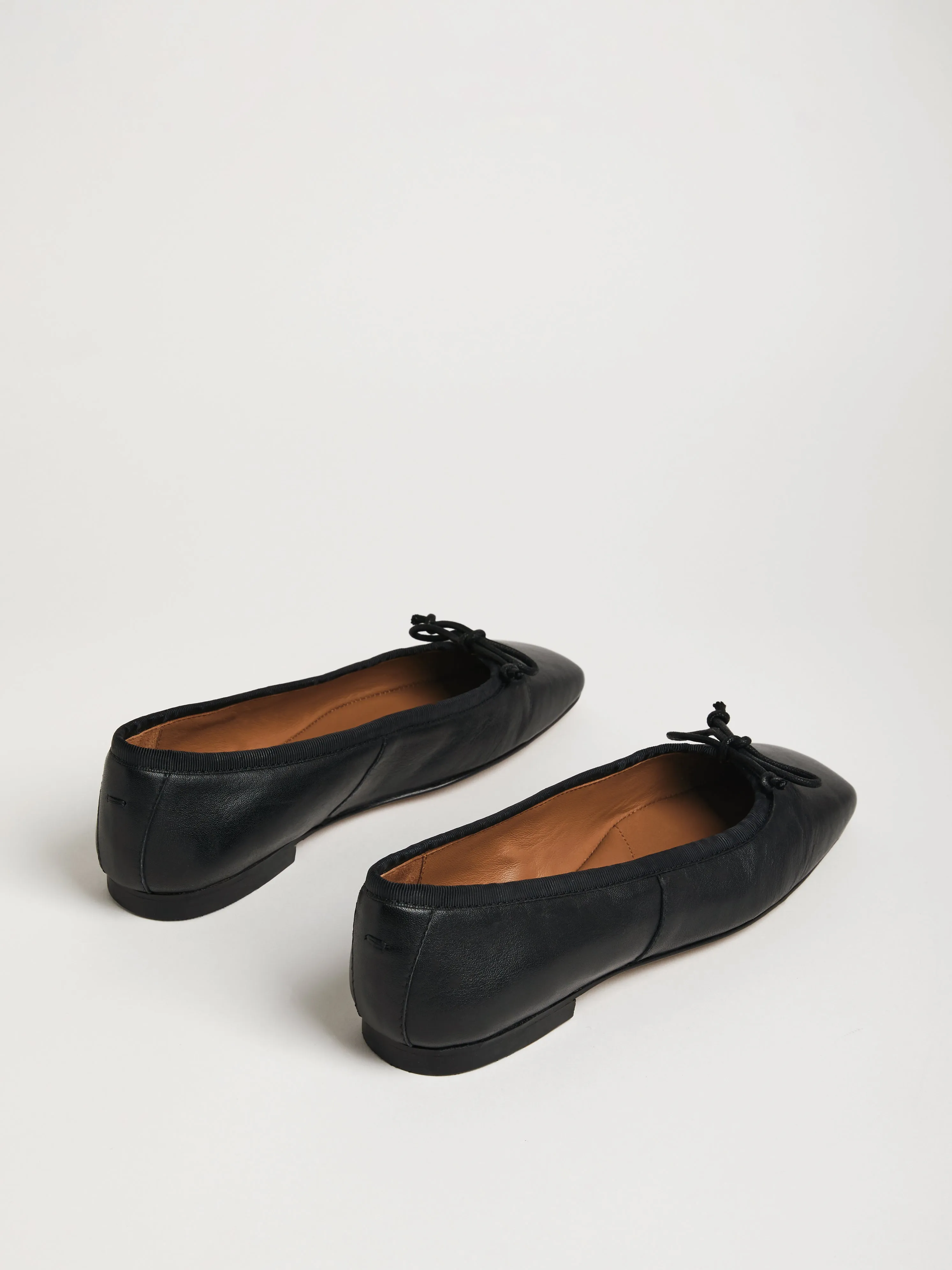 Chiswick Leather Ballerinas | Black sold by Jigsaw product image thumbnail 3