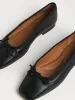 Chiswick Leather Ballerinas | Black sold by Jigsaw