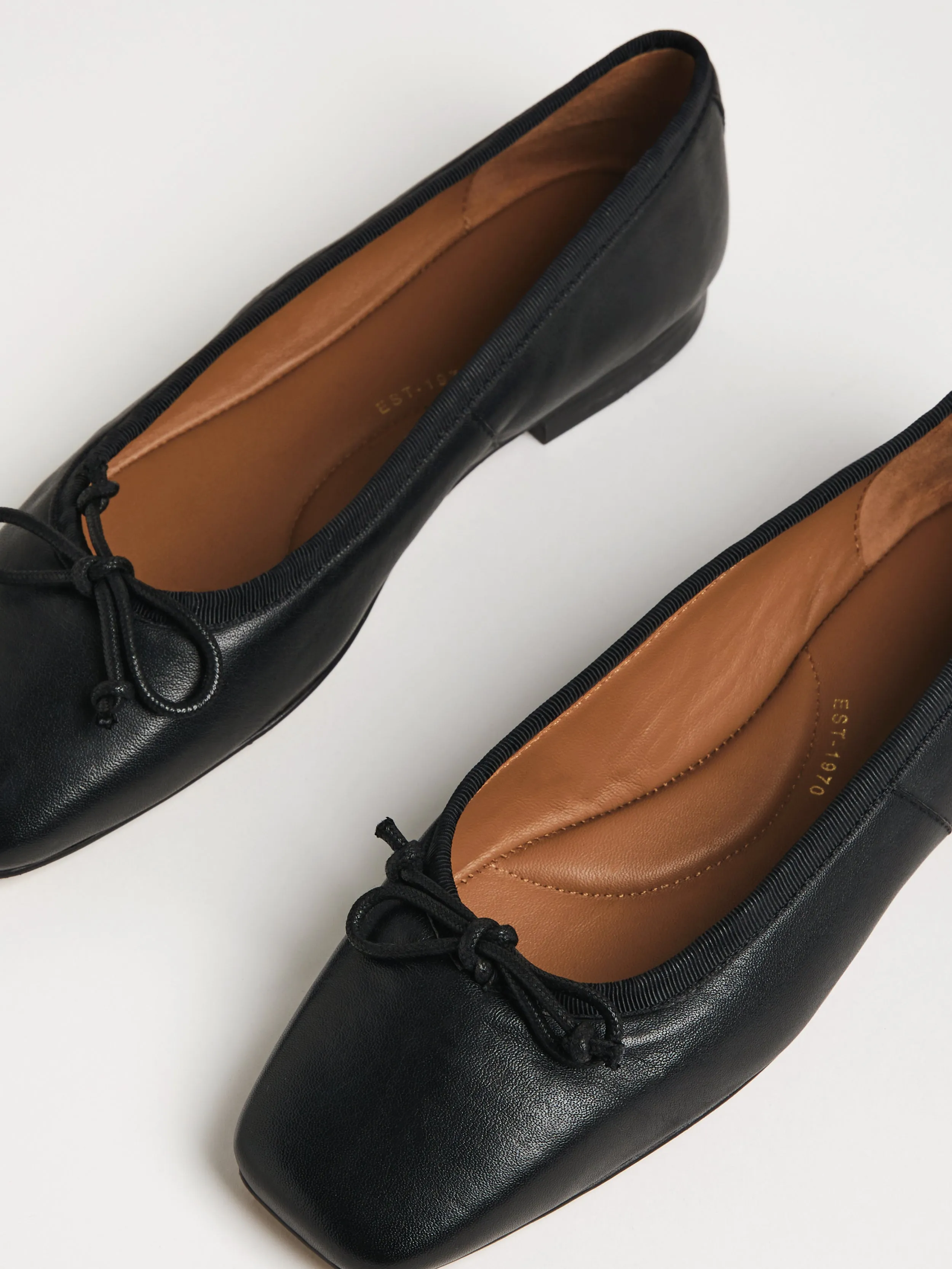 Chiswick Leather Ballerinas | Black sold by Jigsaw product image thumbnail 2