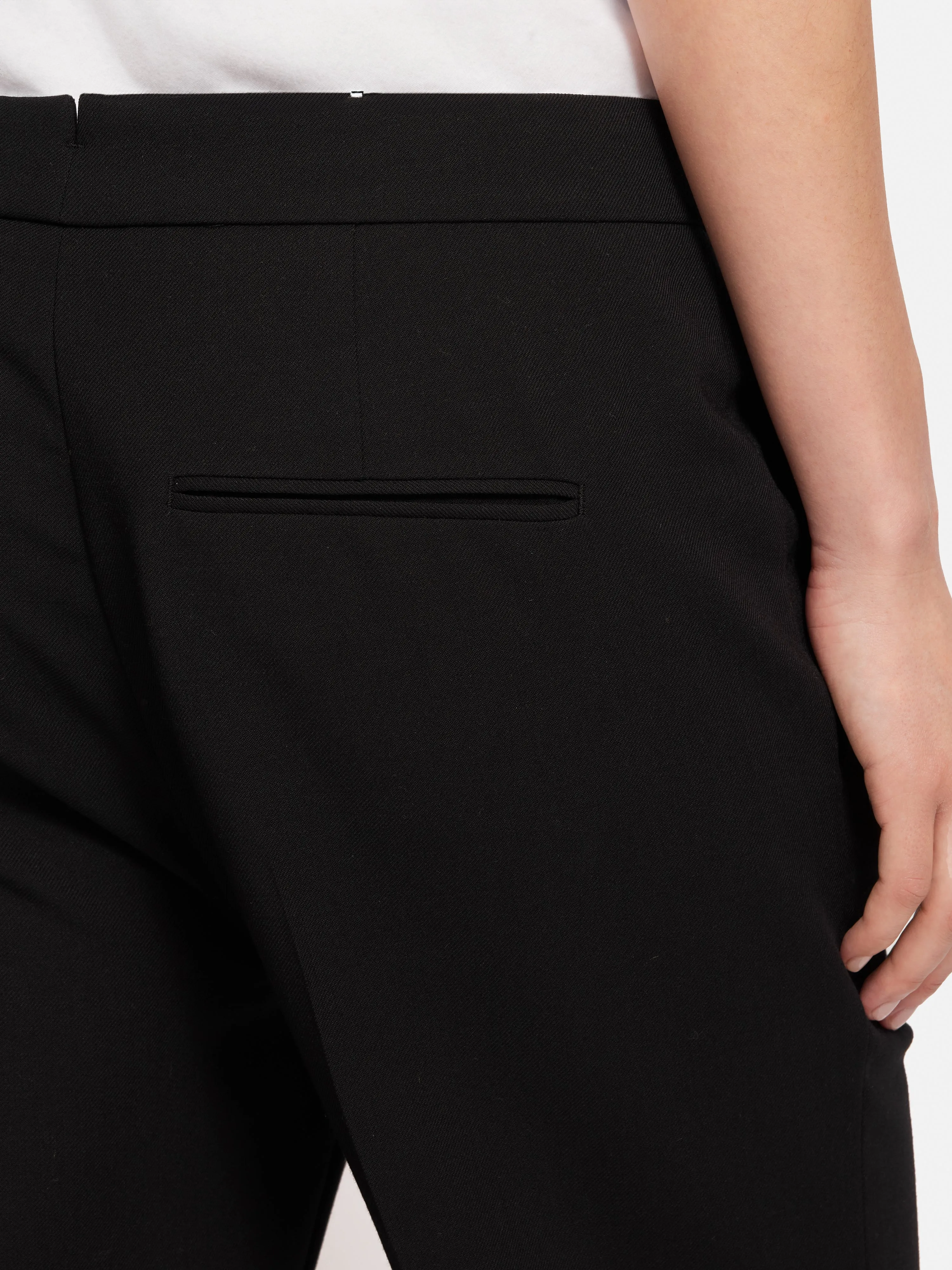 Fluid Twill Mason Trouser | Black sold by Jigsaw product image thumbnail 4