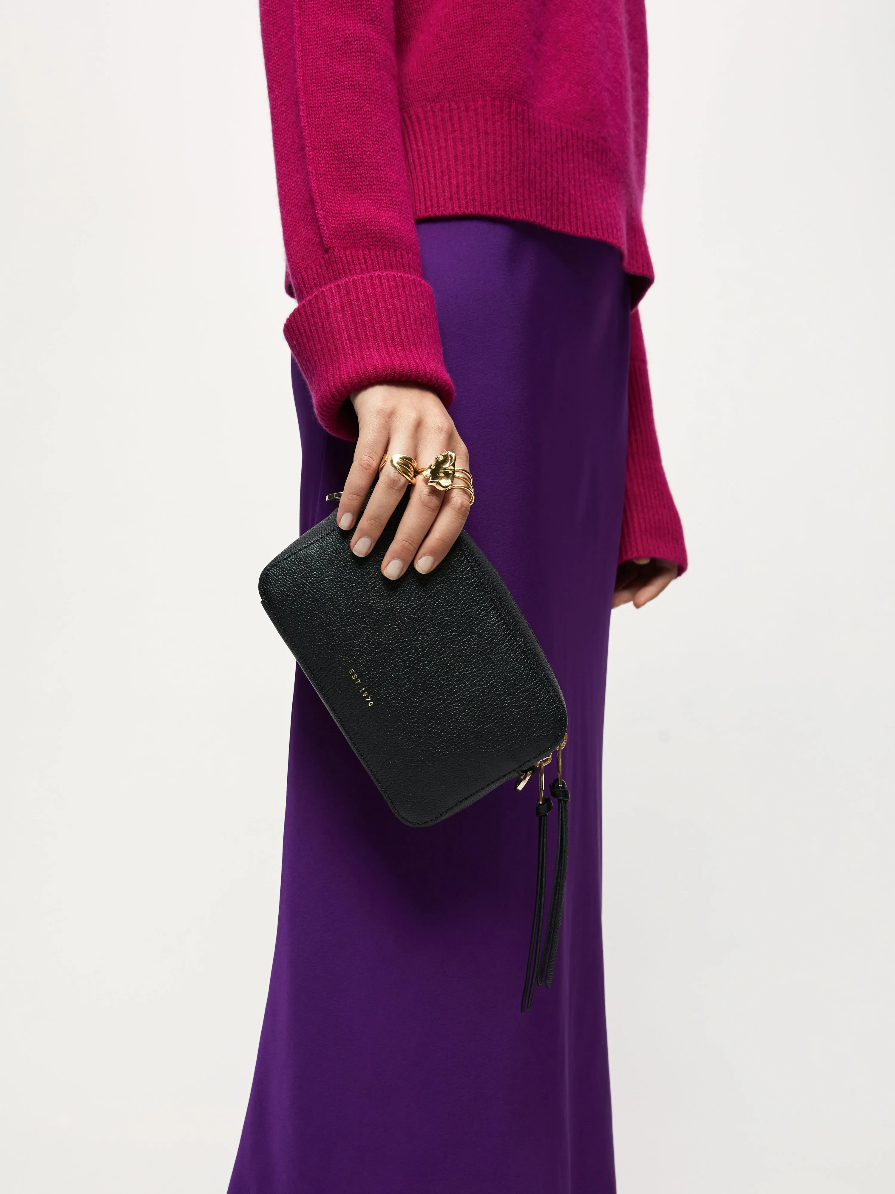 Farley Leather Crossbody Bag | Black sold by Jigsaw product image thumbnail 3