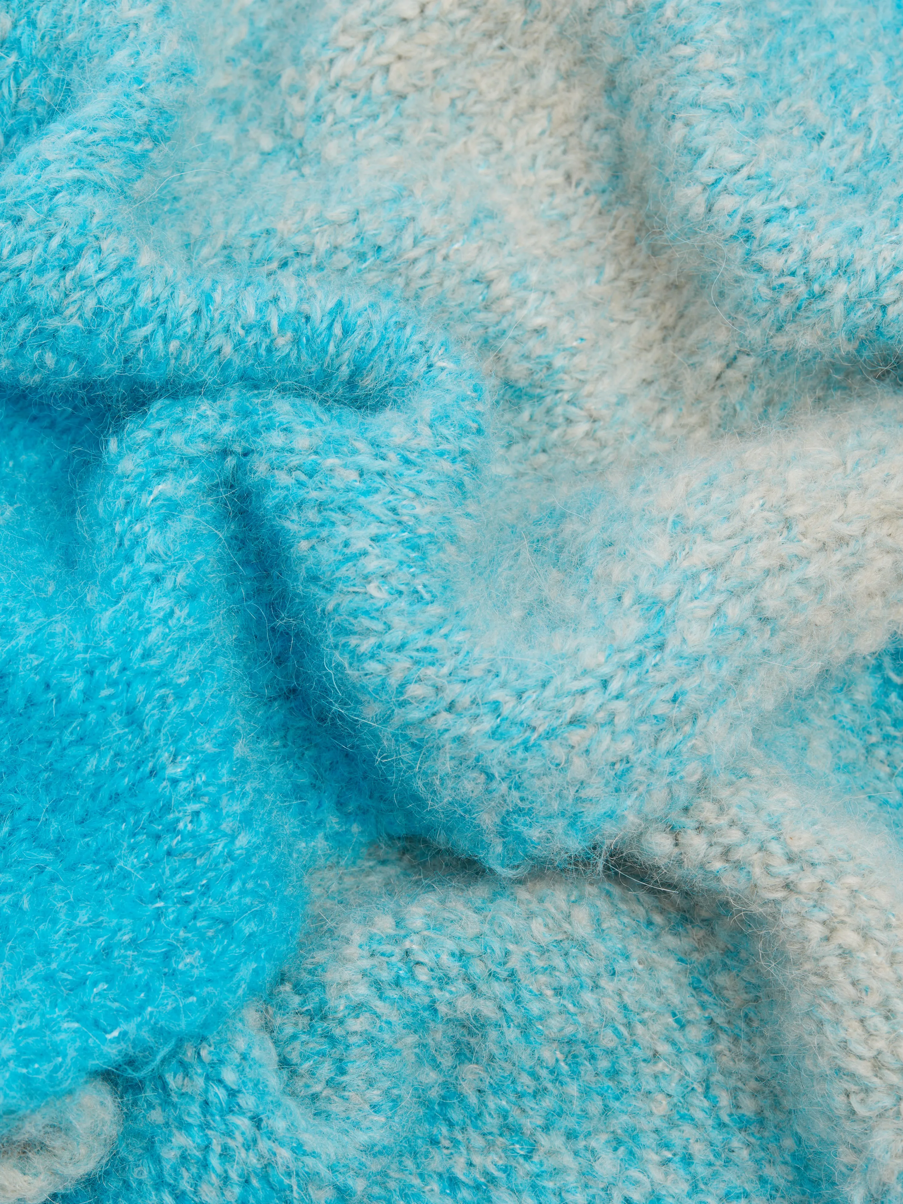 Alpaca Blend Space Dye Scarf | Blue sold by Jigsaw product image thumbnail 3