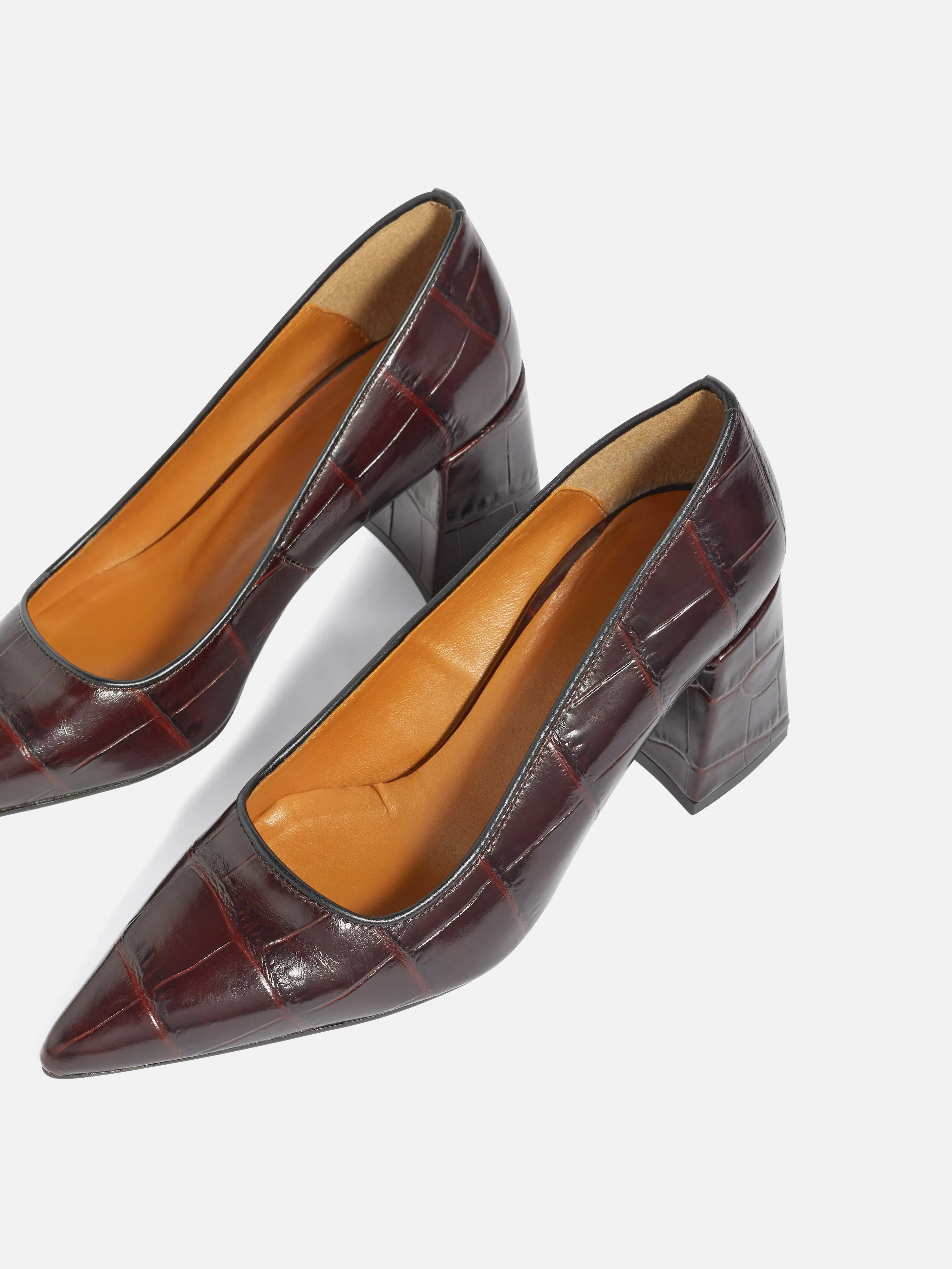 Isabel Croc Leather Shoe | Brown sold by Jigsaw product image thumbnail 5