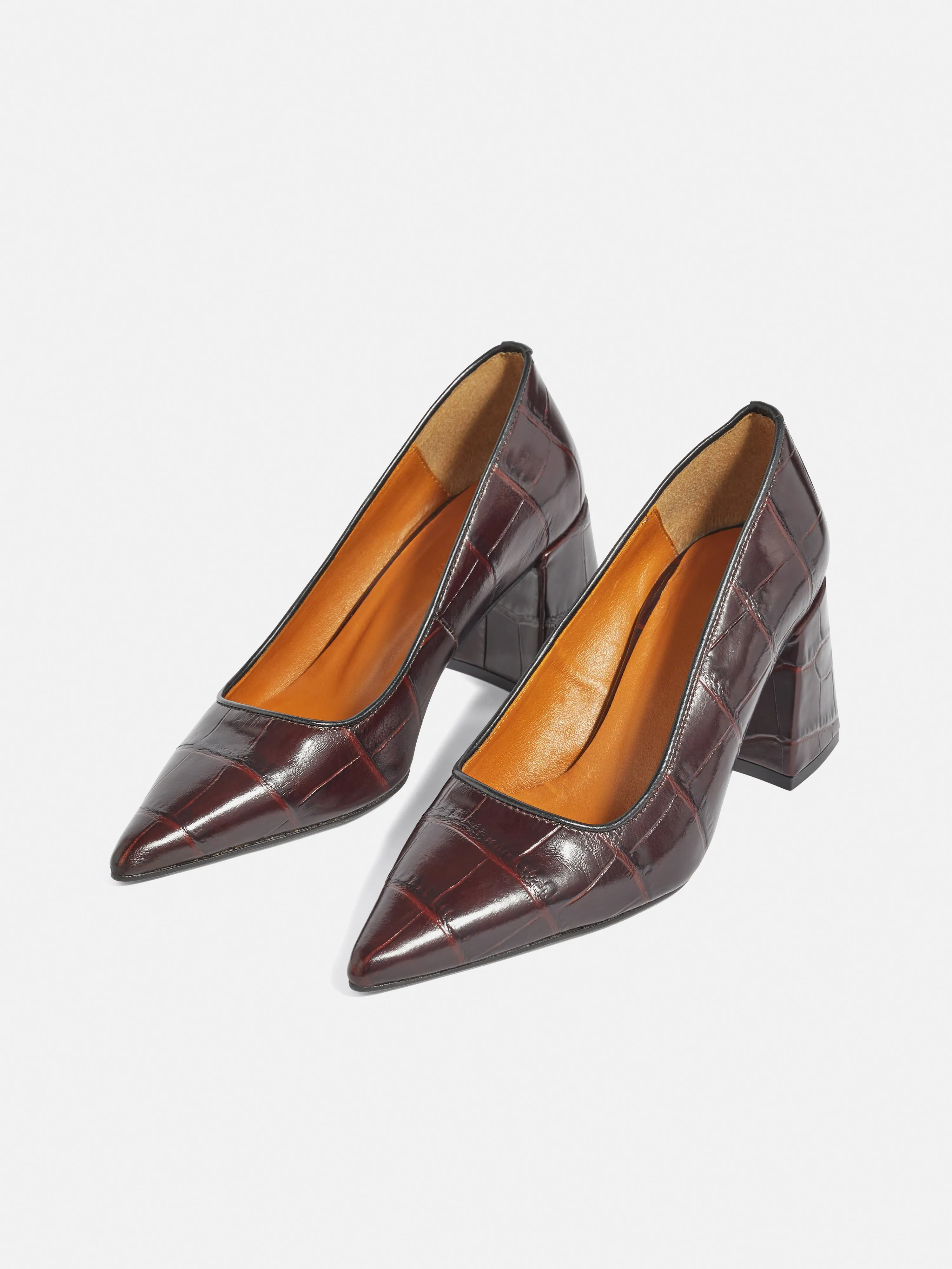 Isabel Croc Leather Shoe | Brown sold by Jigsaw product image thumbnail 3