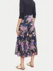 Wild Rose Midi Skirt | Navy sold by Jigsaw