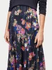 Wild Rose Midi Skirt | Navy sold by Jigsaw