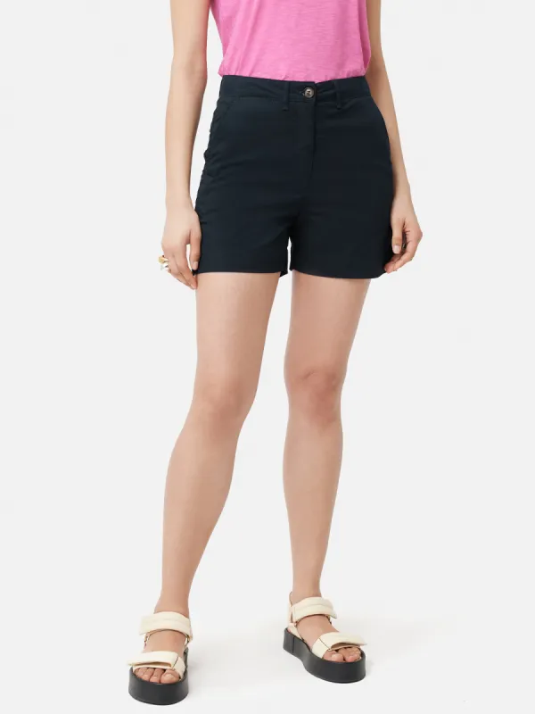 Cotton Chino Short | Navy sold by Jigsaw