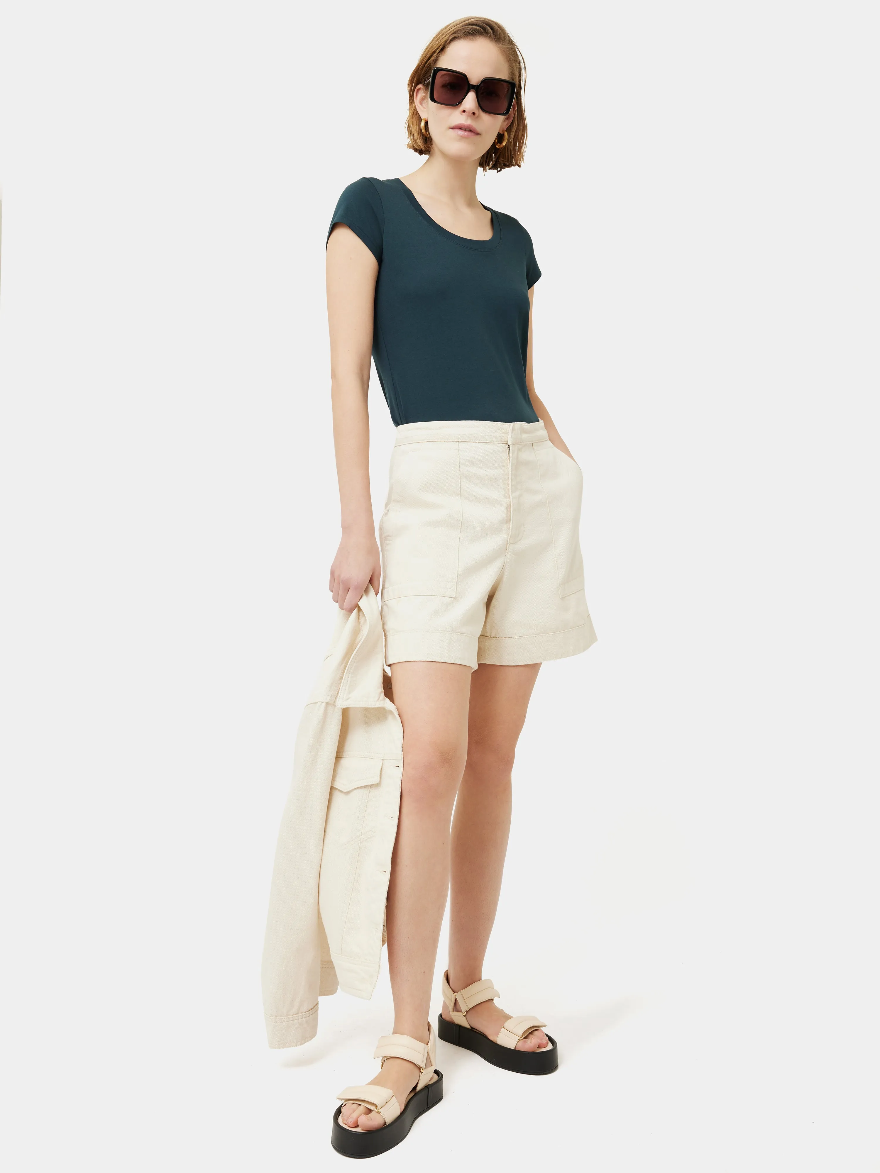 Supima Cotton Short Sleeve Tee | Eucalyptus sold by Jigsaw product image thumbnail 3