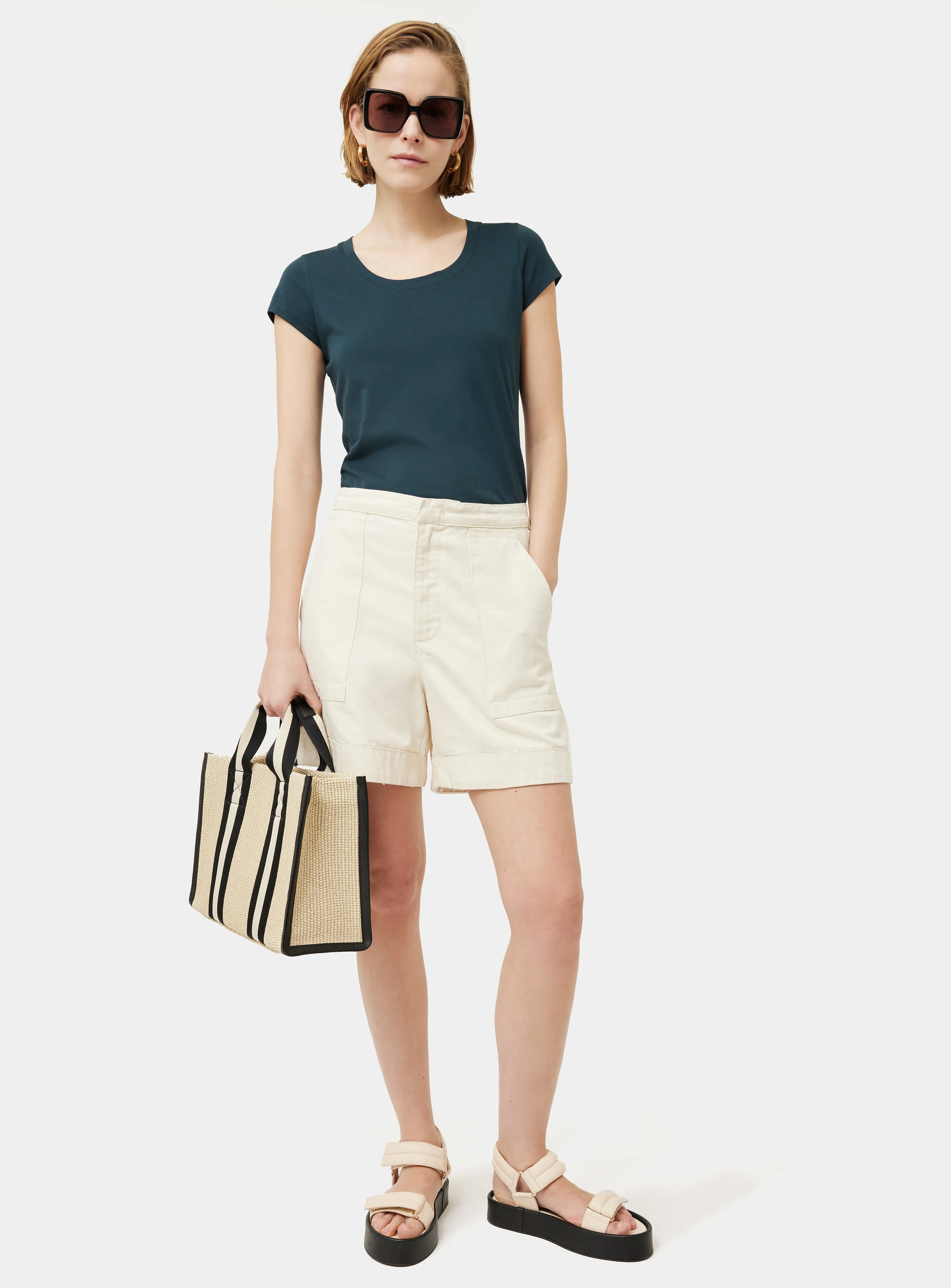 Supima Cotton Short Sleeve Tee | Eucalyptus sold by Jigsaw product image thumbnail 5