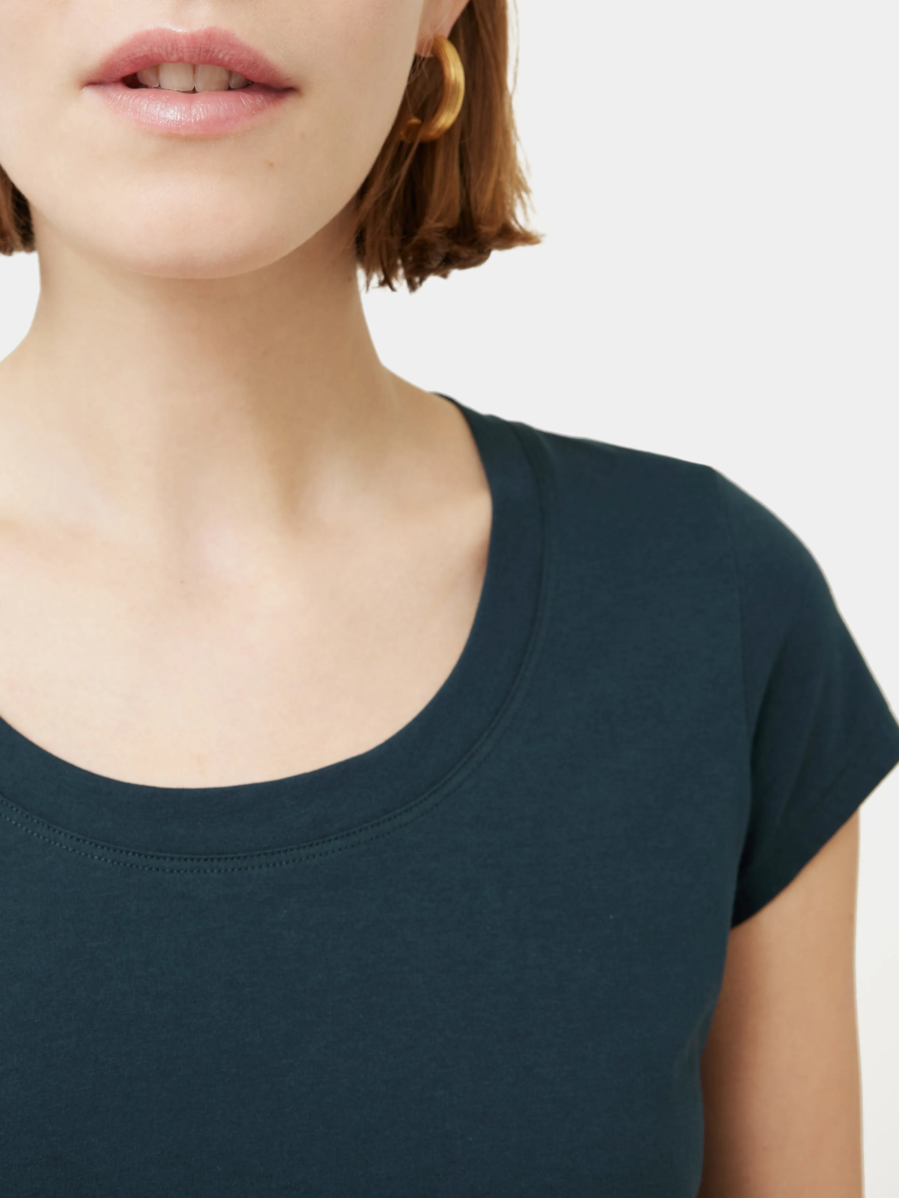 Supima Cotton Short Sleeve Tee | Eucalyptus sold by Jigsaw product image thumbnail 2