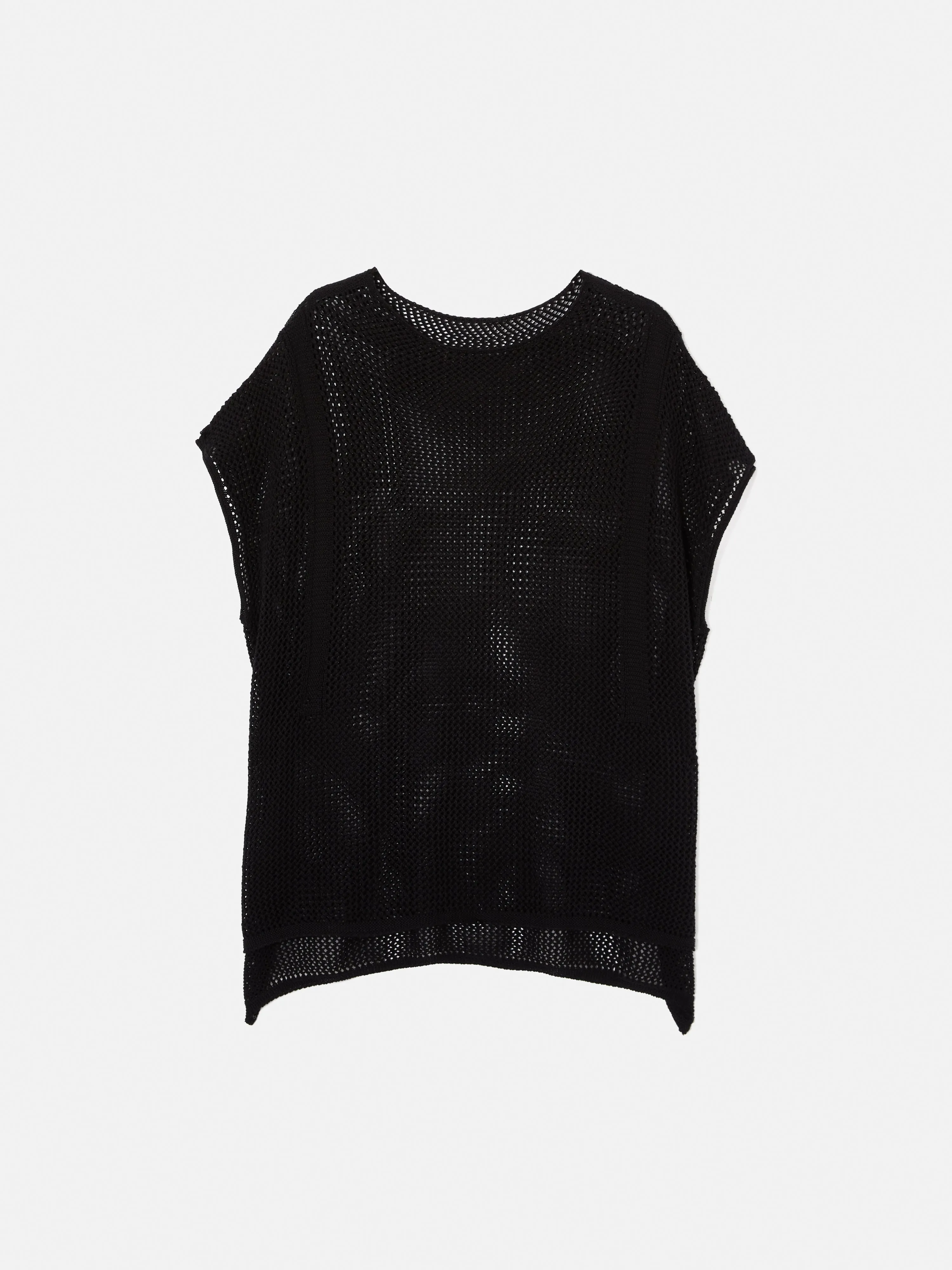 Linen Poncho | Black sold by Jigsaw product image thumbnail 5