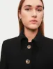 Italian Wool Military Coat | Black sold by Jigsaw