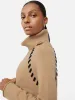 Merino Scoop Hem Jumper | Camel sold by Jigsaw