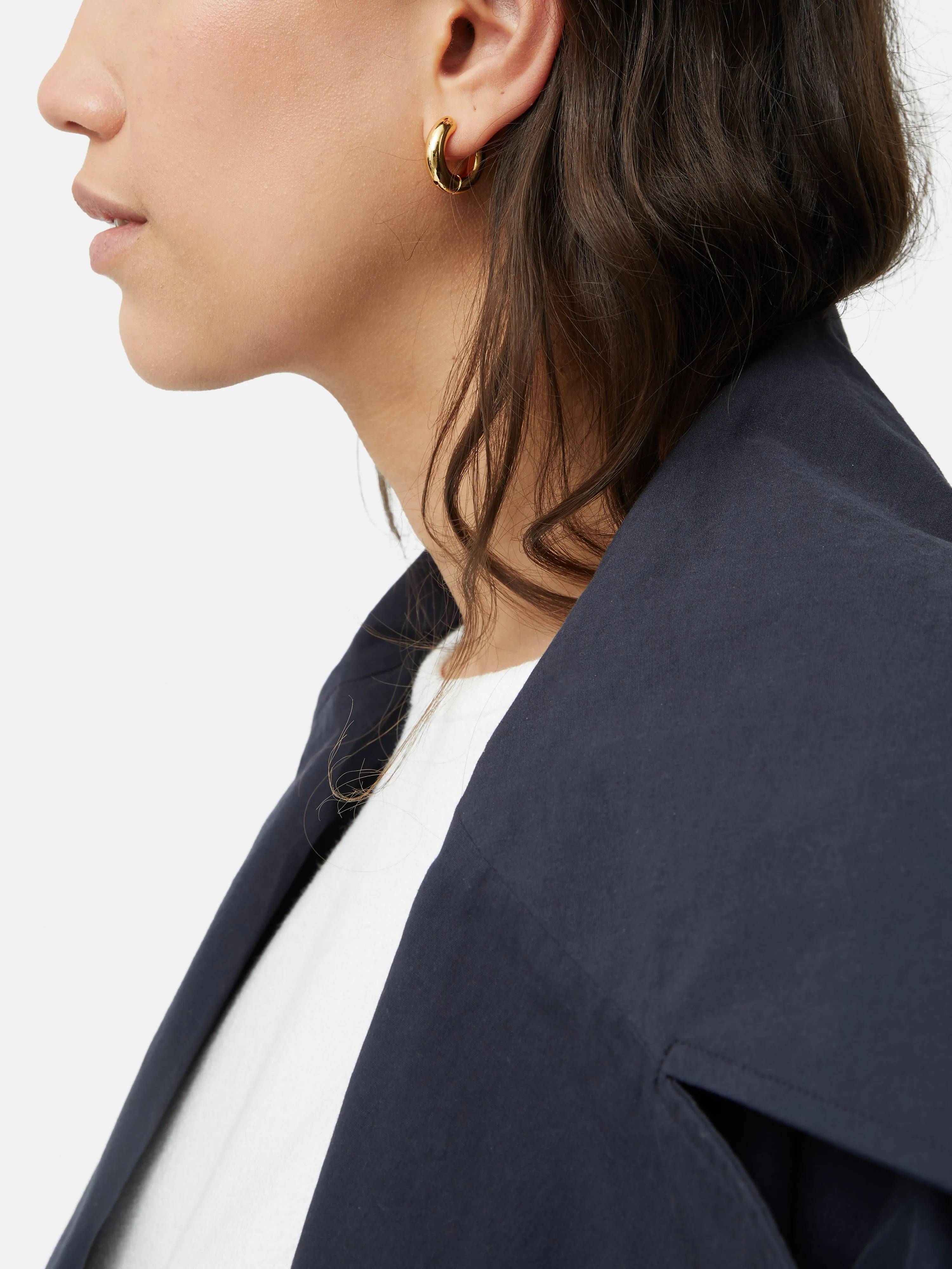 Chubby Hoop Earrings | Gold sold by Jigsaw product image thumbnail 2