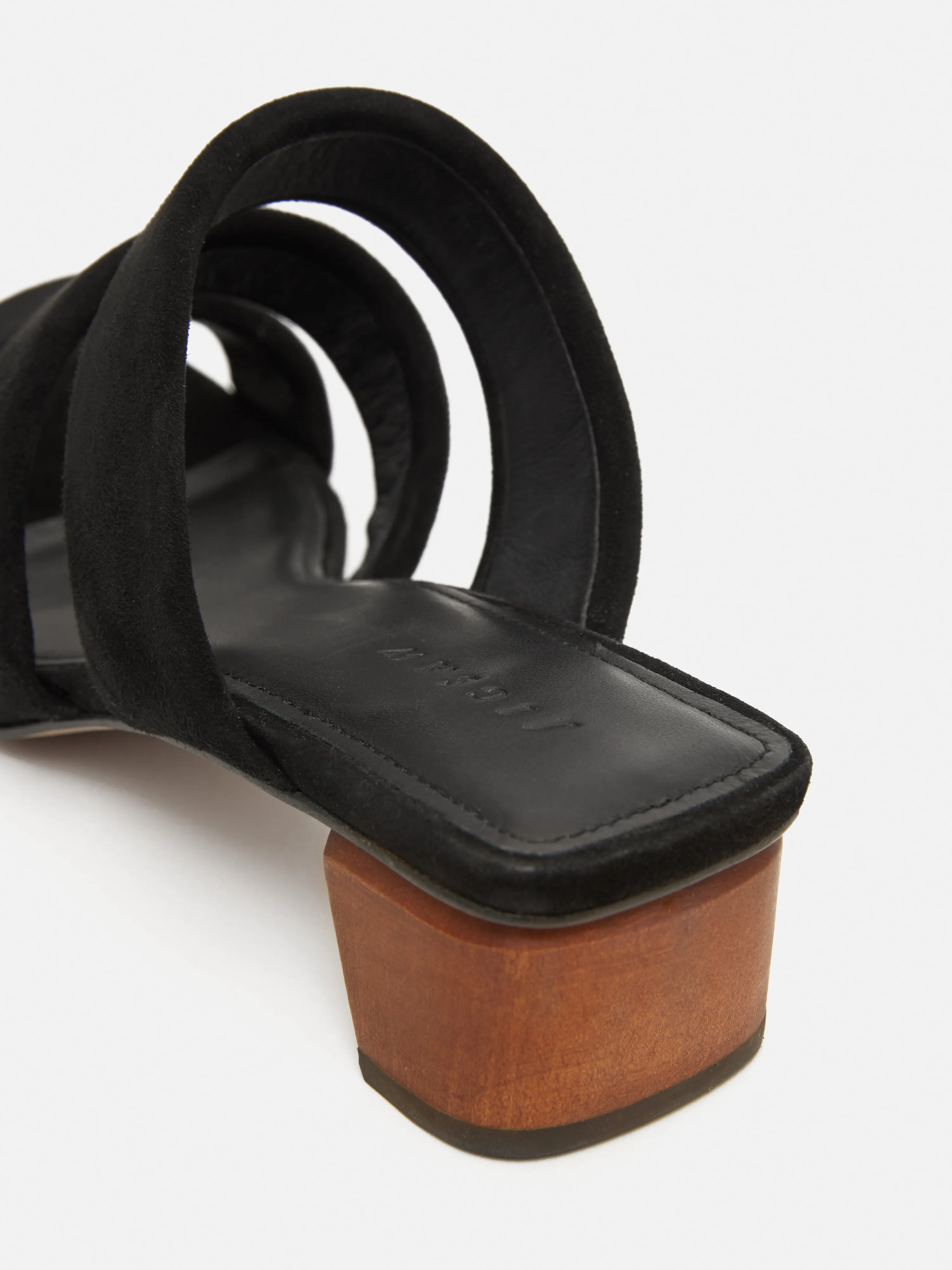 Henley Heeled Sandal | Black sold by Jigsaw product image thumbnail 3