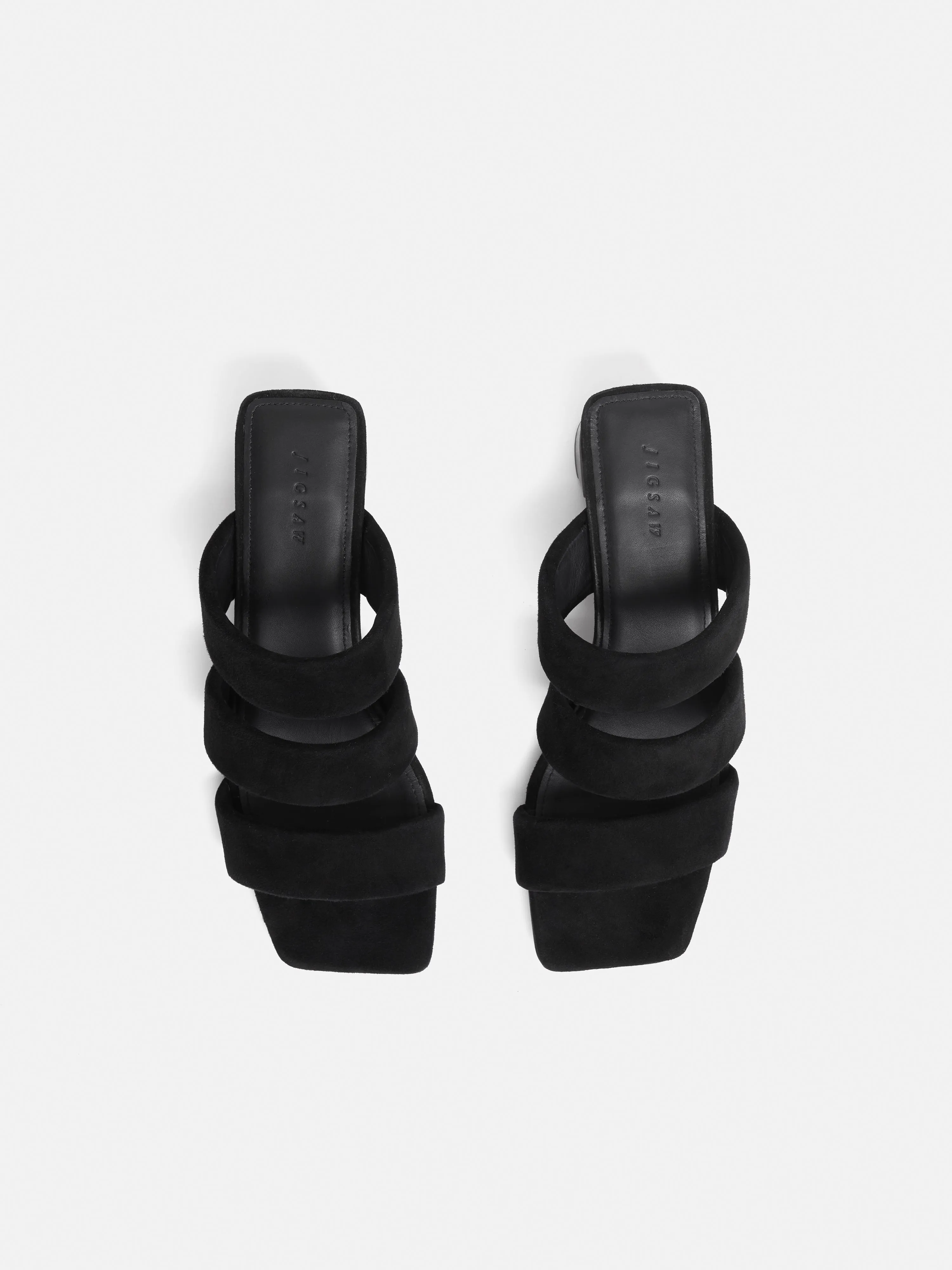 Henley Heeled Sandal | Black sold by Jigsaw product image thumbnail 4