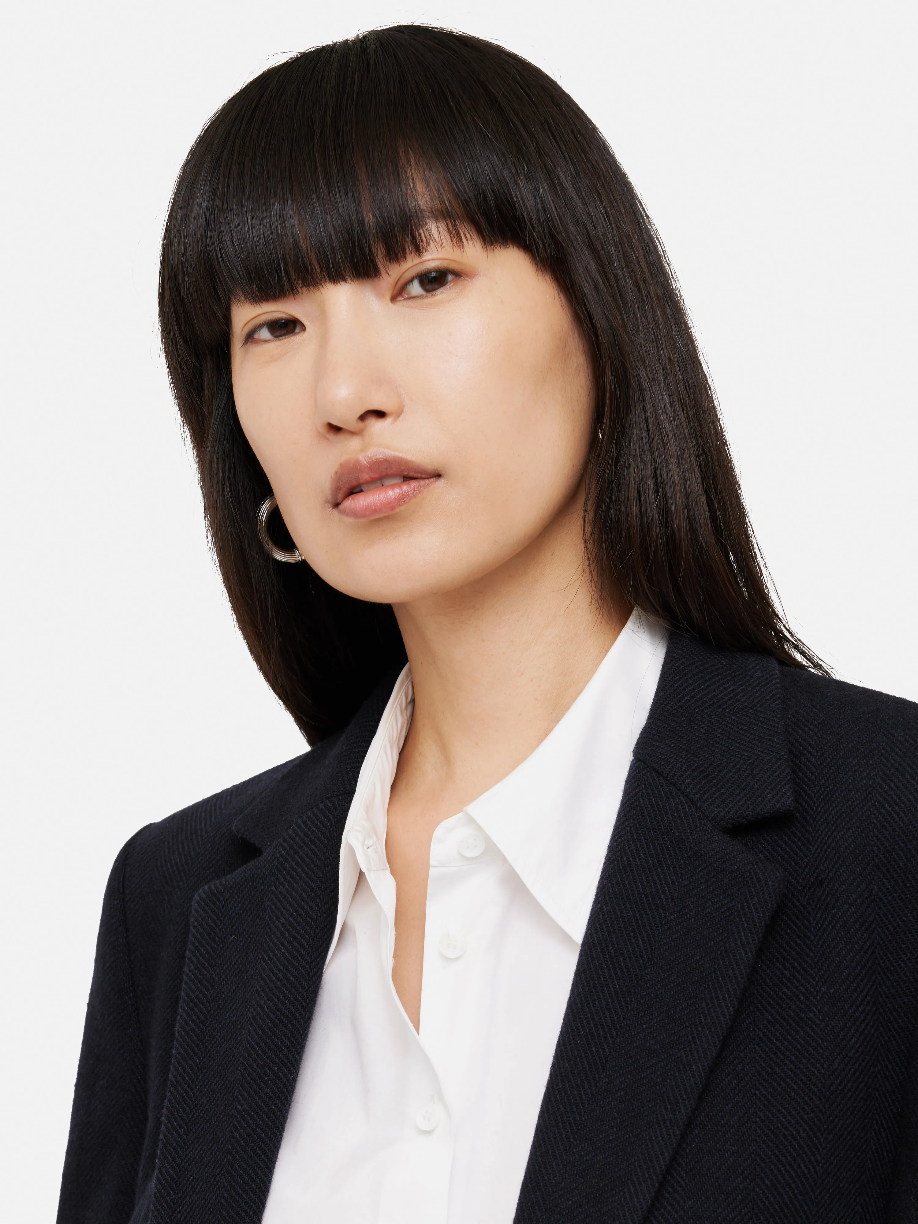 Wool Langford Blazer | Navy sold by Jigsaw product image thumbnail 5