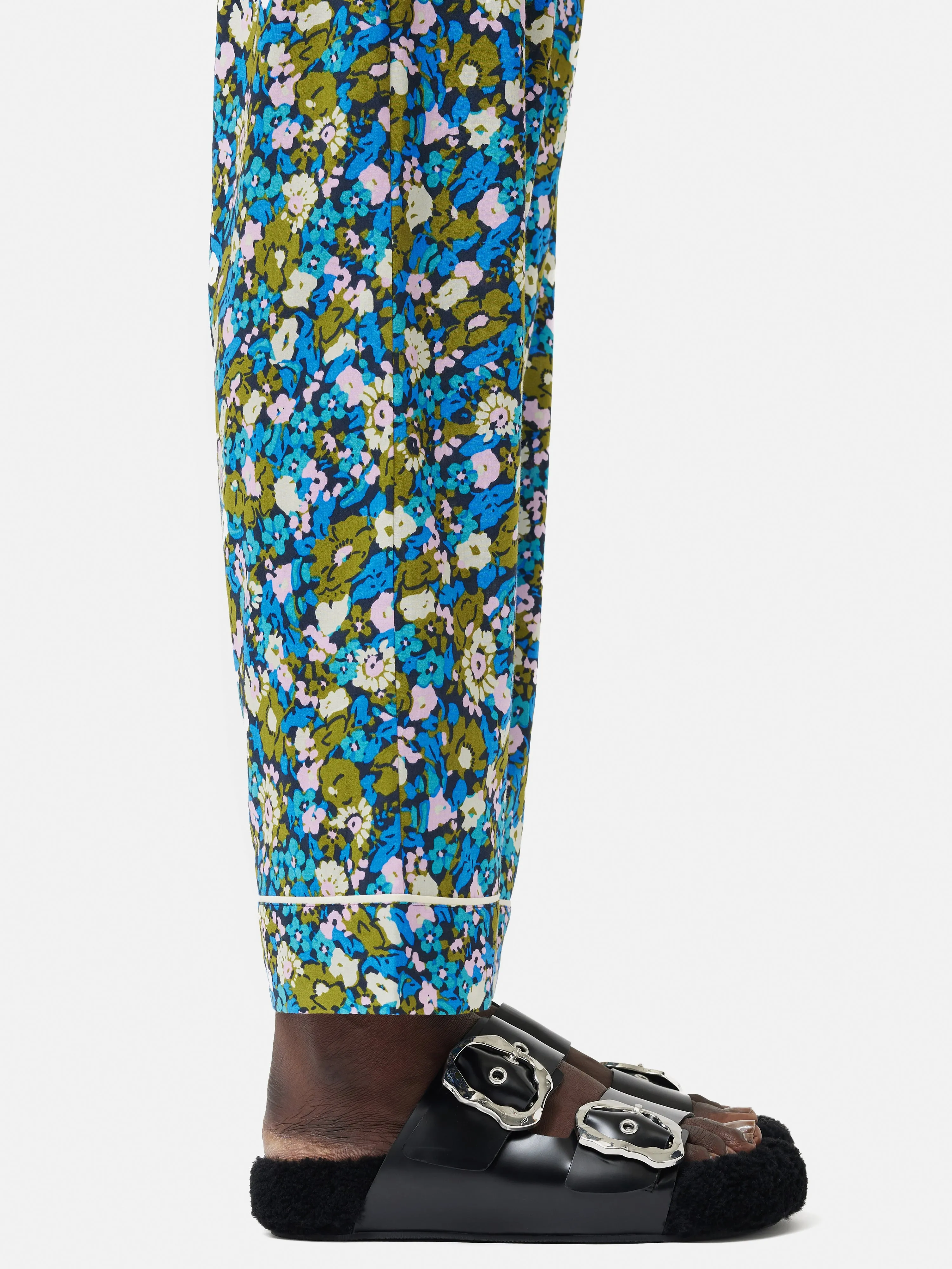 Vintage Floral Pyjama | Blue sold by Jigsaw product image thumbnail 2