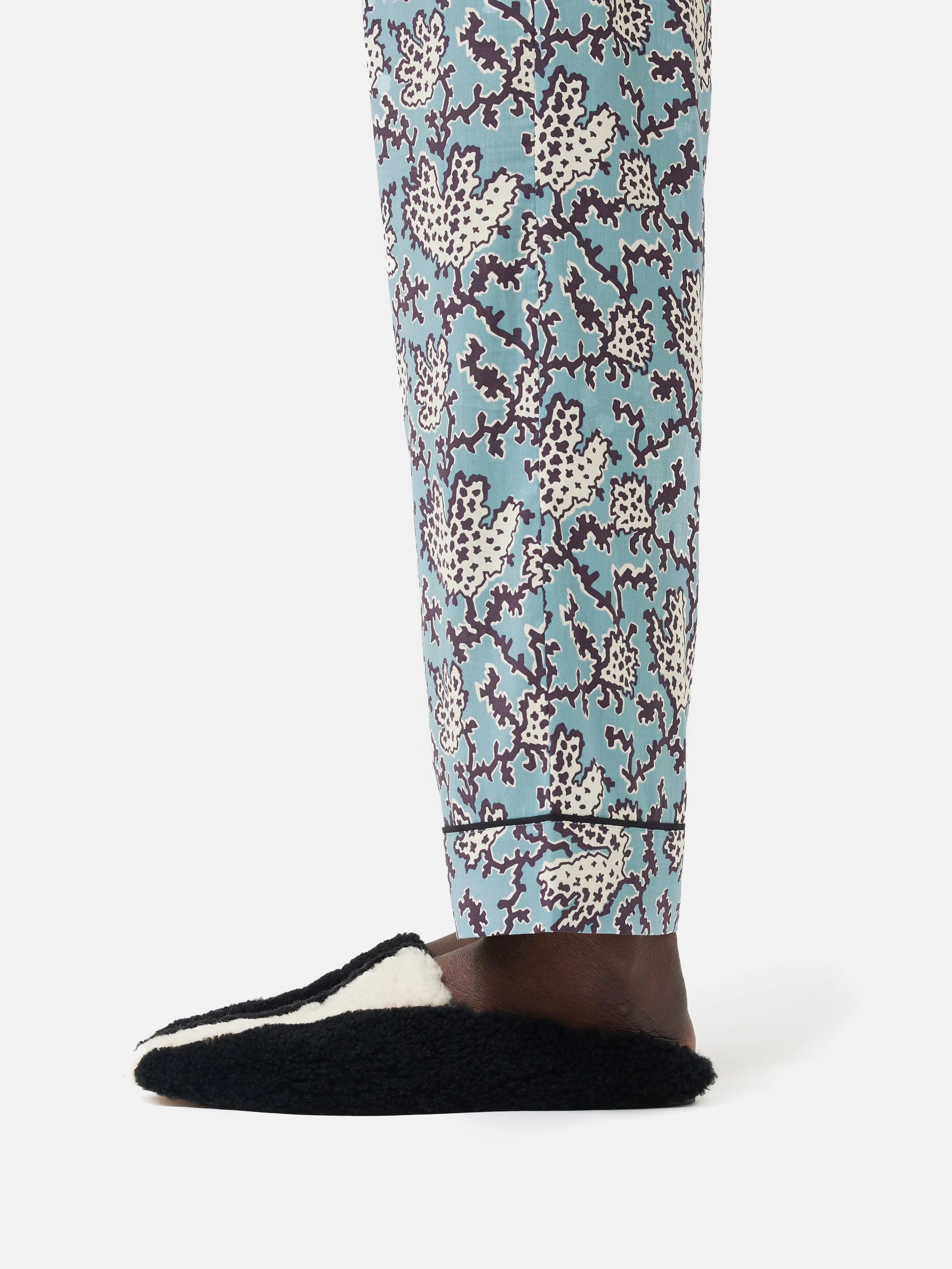 Coral Print Pyjama | Blue sold by Jigsaw product image thumbnail 4