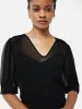 Pintucked Crinkle Dress | Black sold by Jigsaw