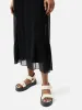 Pintucked Crinkle Dress | Black sold by Jigsaw
