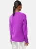 Cashmere Relaxed Crew Jumper | Purple sold by Jigsaw