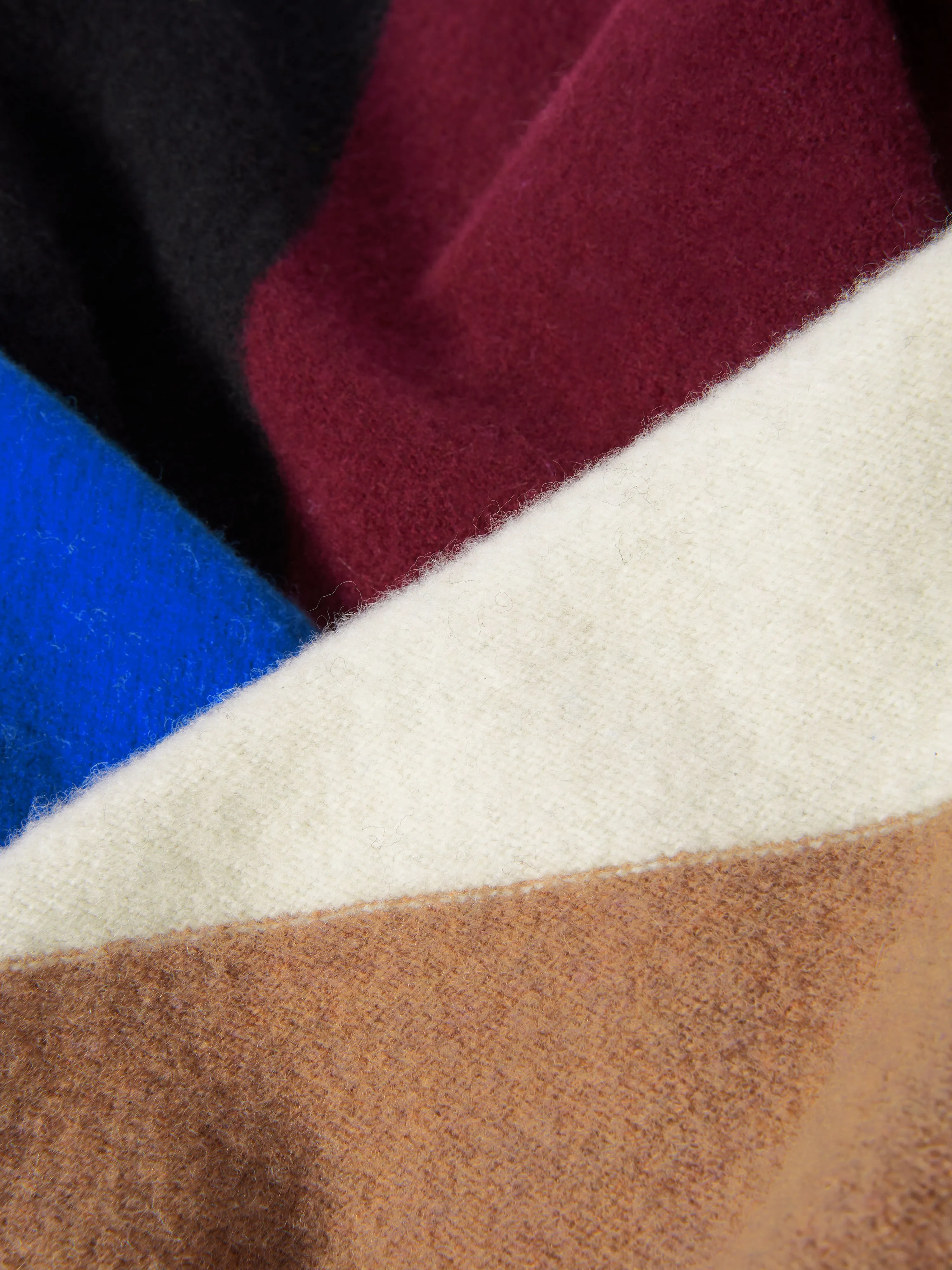 Felted Lambswool Scarf | Blue sold by Jigsaw product image thumbnail 5