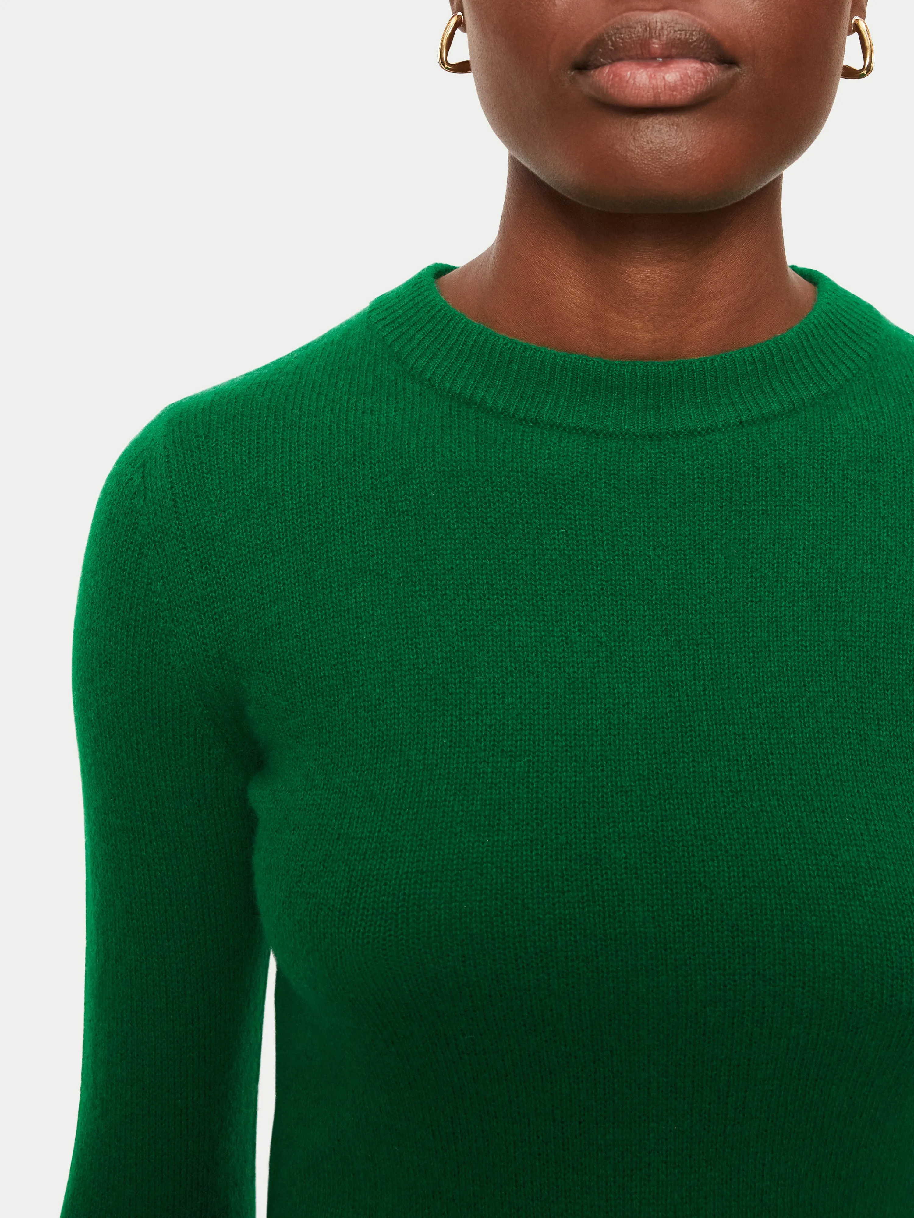 Cloud Cashmere Crew Jumper | Green sold by Jigsaw product image thumbnail 3