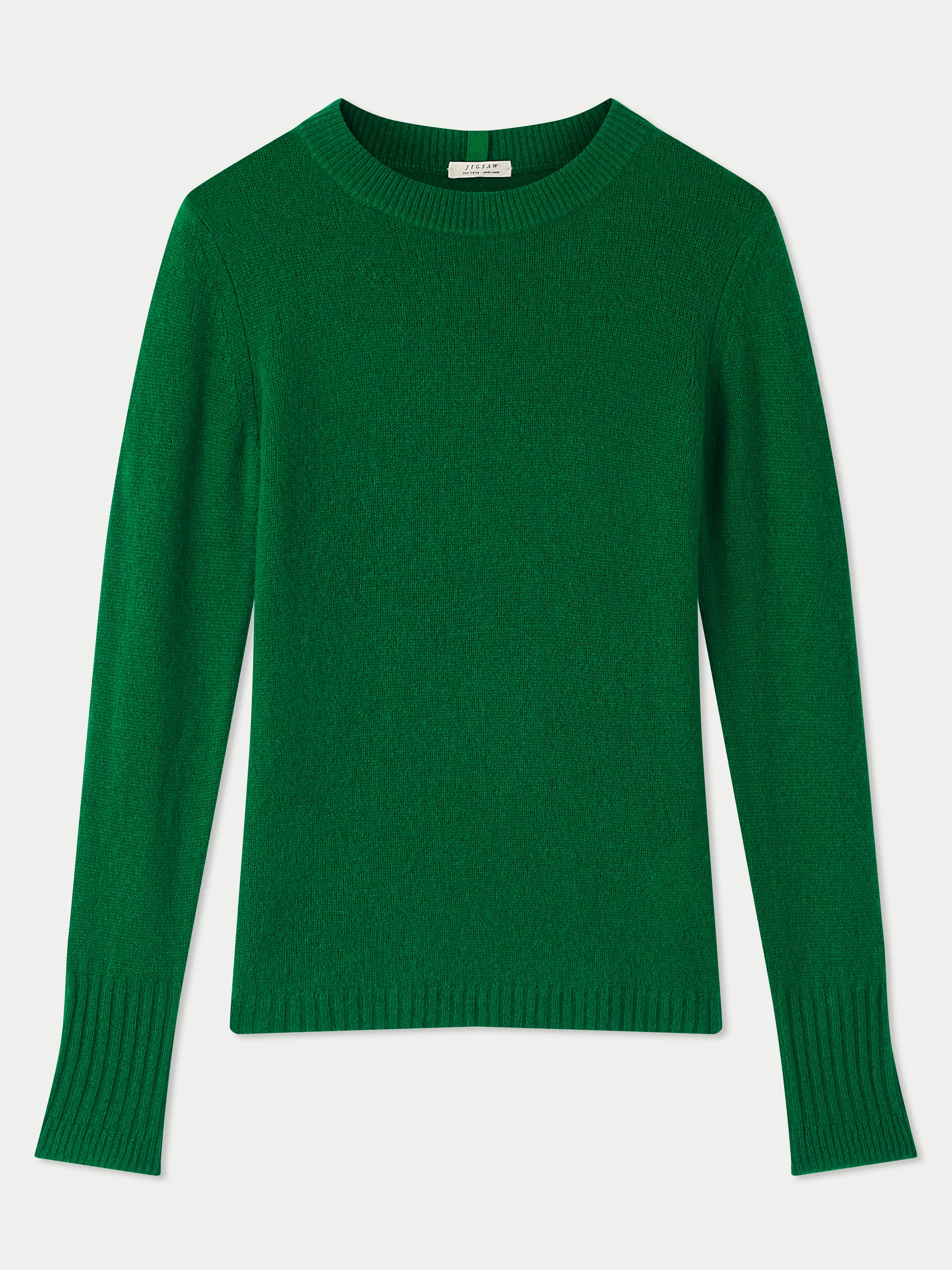 Cloud Cashmere Crew Jumper | Green sold by Jigsaw product image thumbnail 5