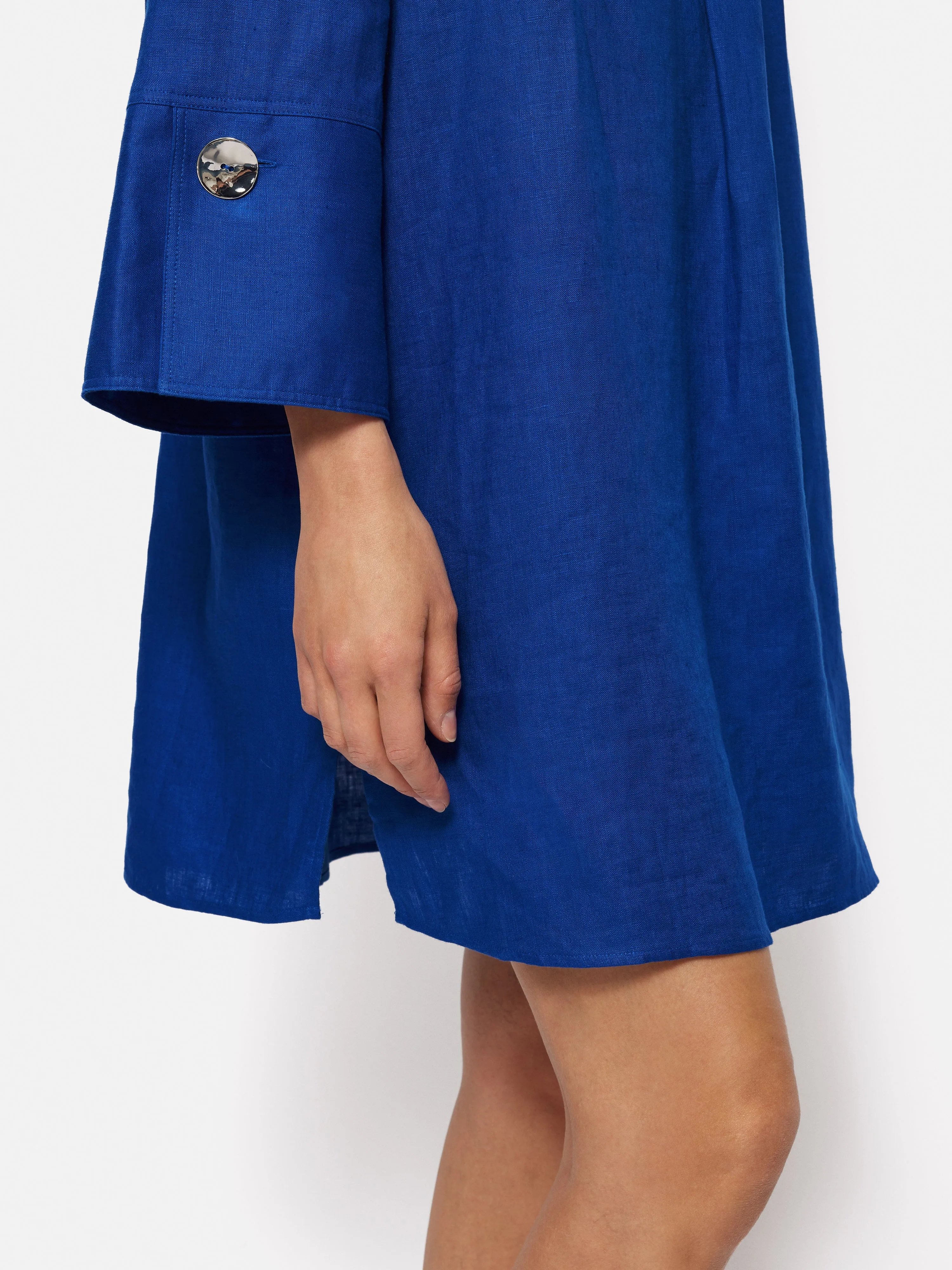 Linen Kaftan Dress | Blue sold by Jigsaw product image thumbnail 3
