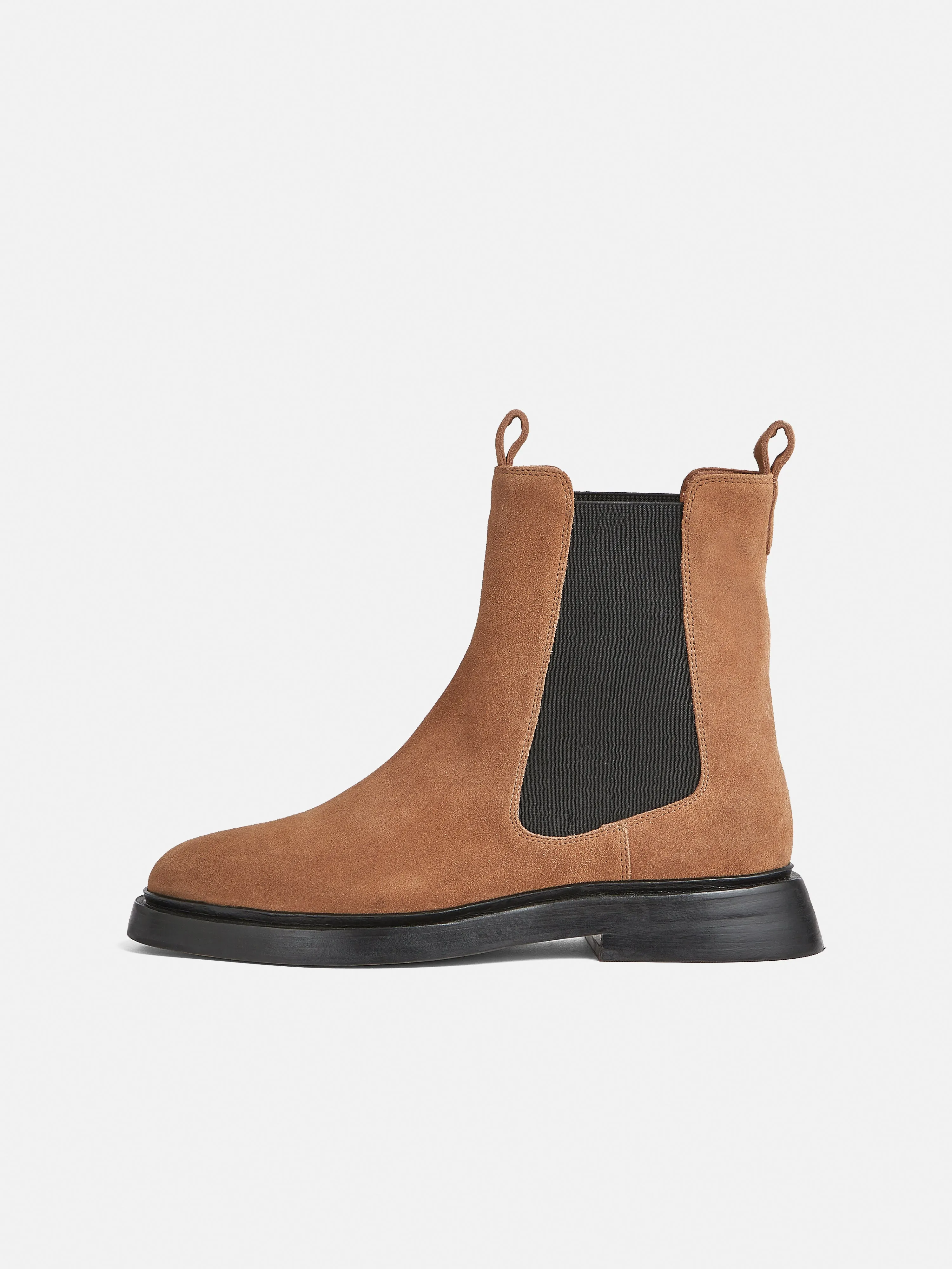 Nuburg Suede Ankle Boot | Brown sold by Jigsaw