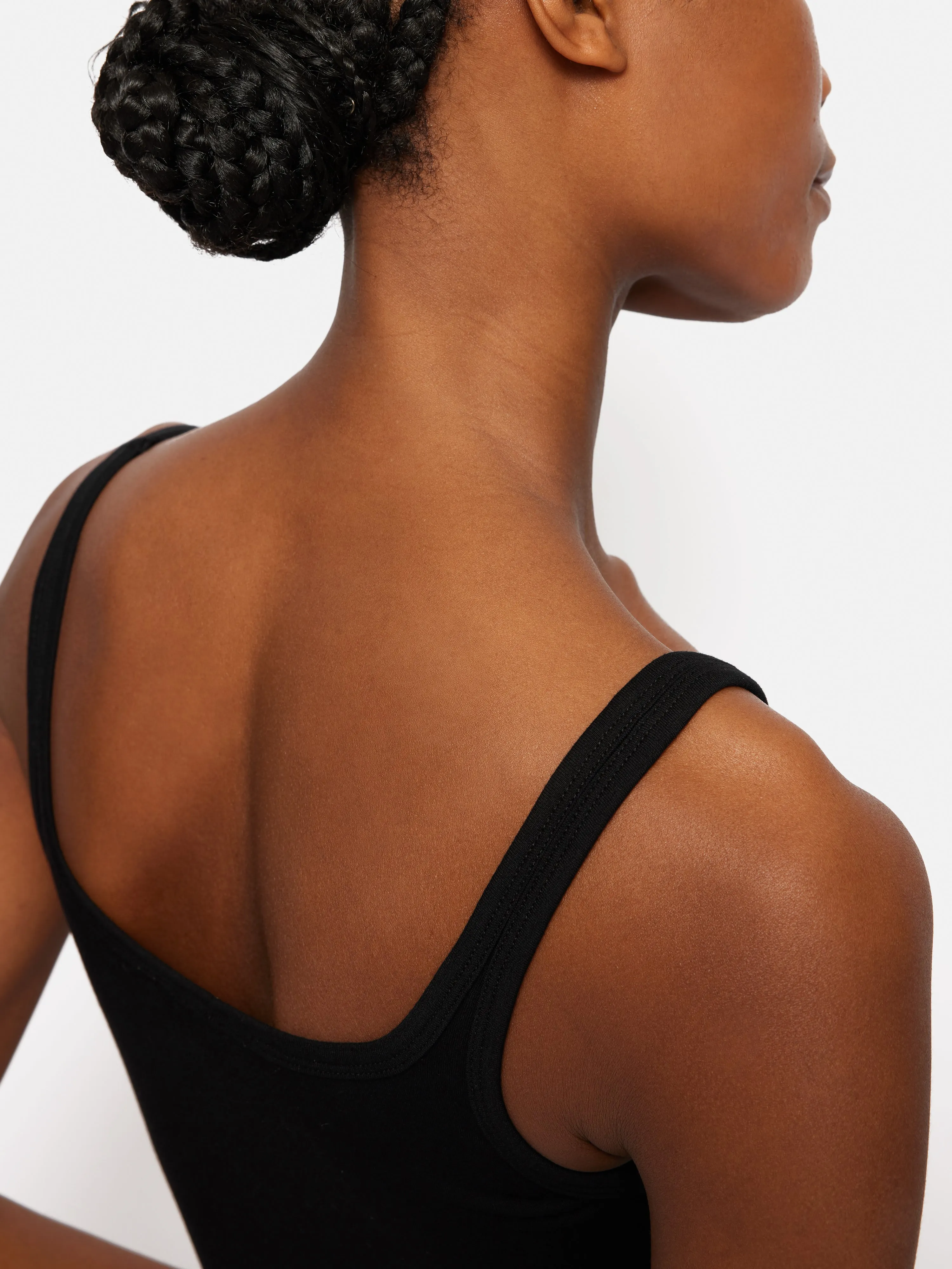 Square Neck Layering Tank | Black sold by Jigsaw product image thumbnail 4