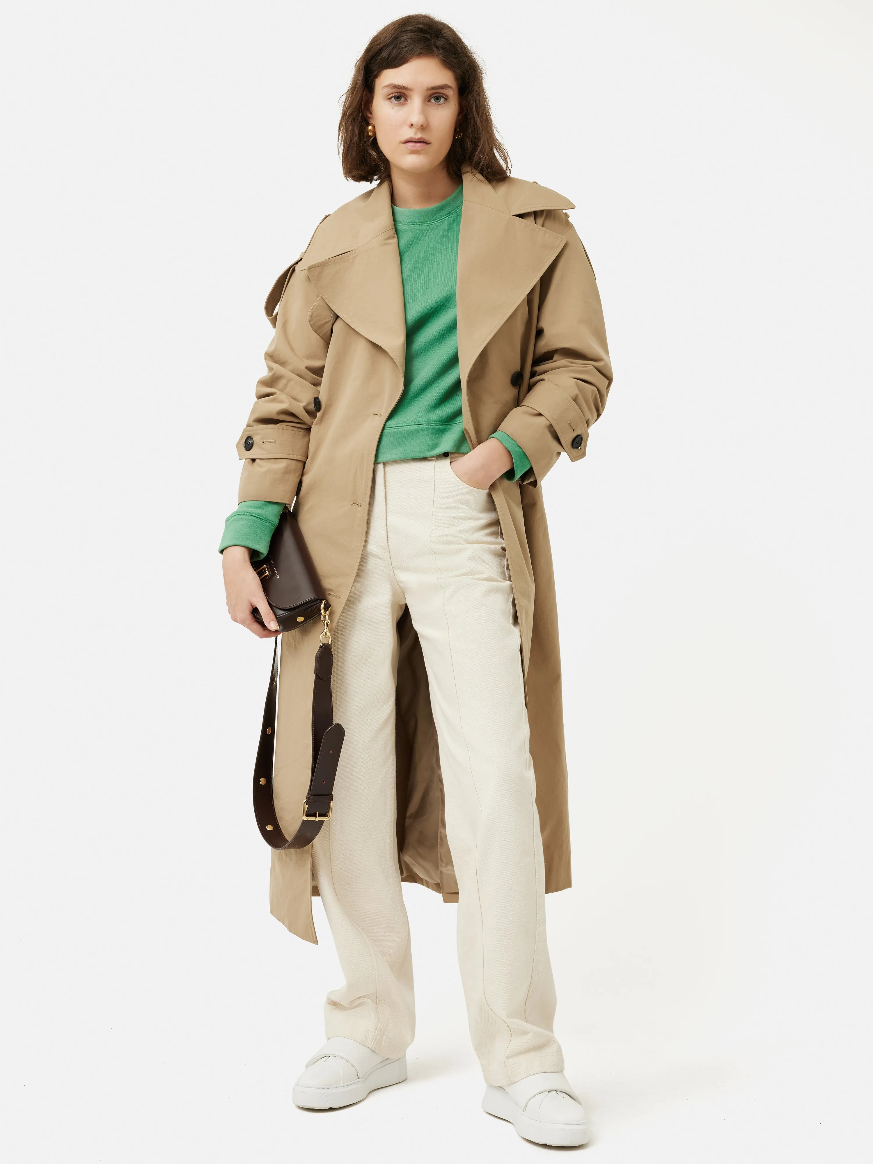 Puff Sleeve Sweatshirt | Green sold by Jigsaw product image thumbnail 3