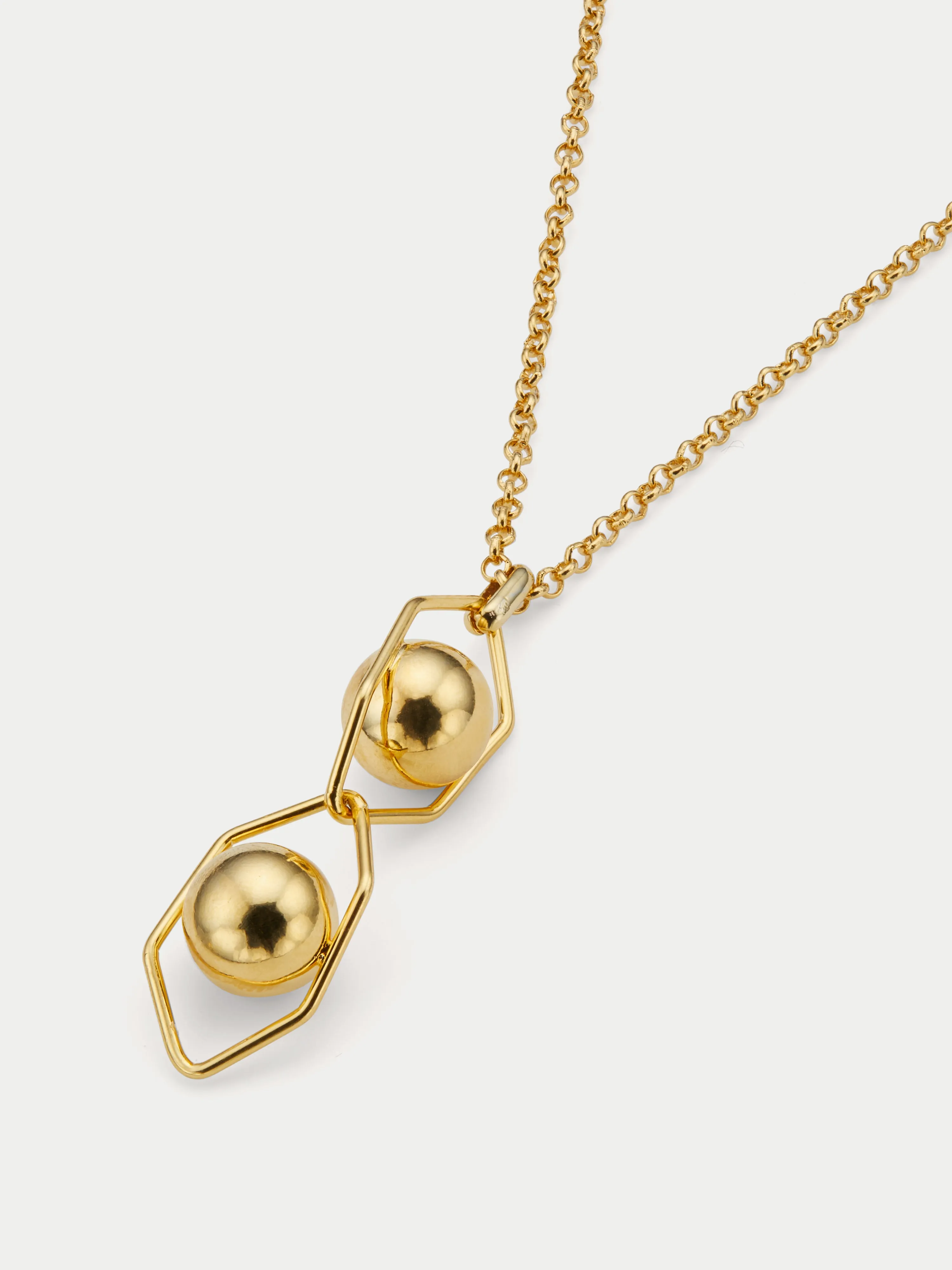 Atom Necklace | Gold sold by Jigsaw product image thumbnail 2