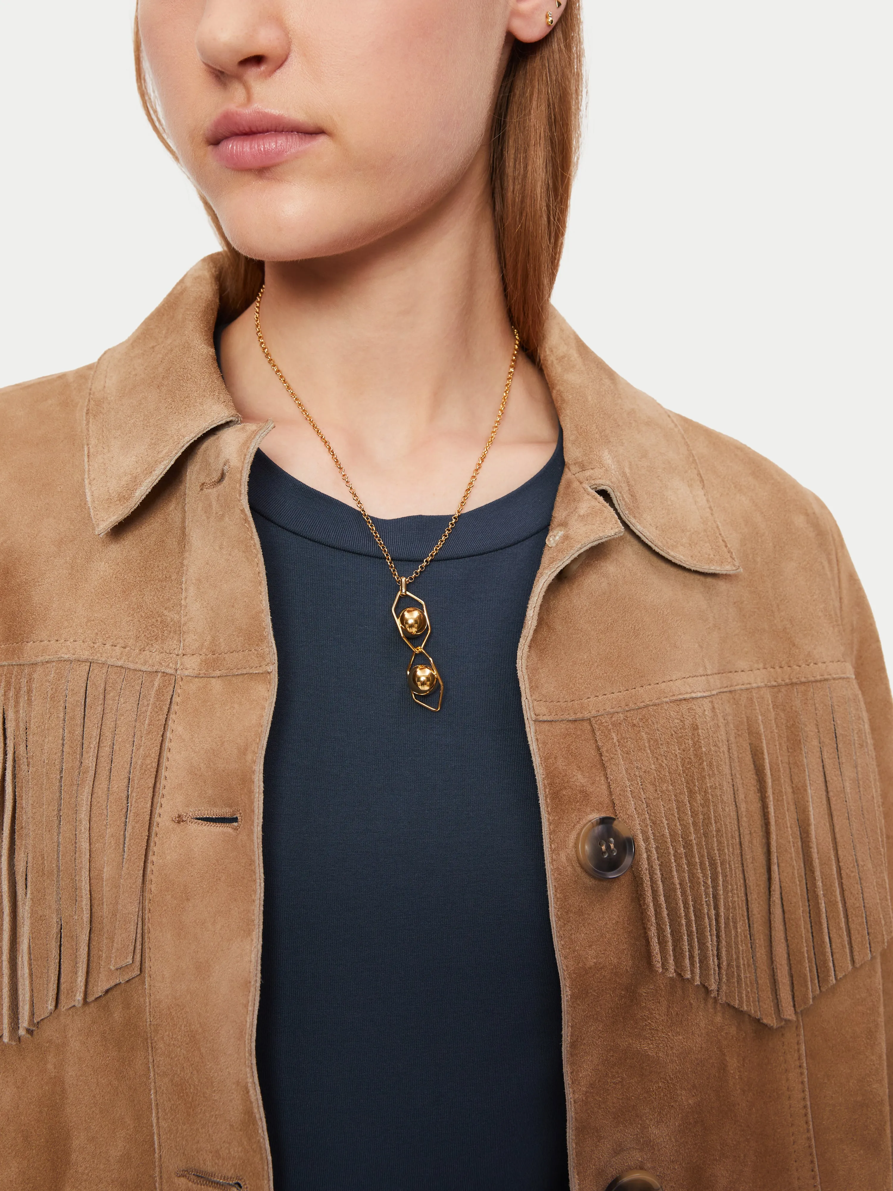 Atom Necklace | Gold sold by Jigsaw product image thumbnail 3